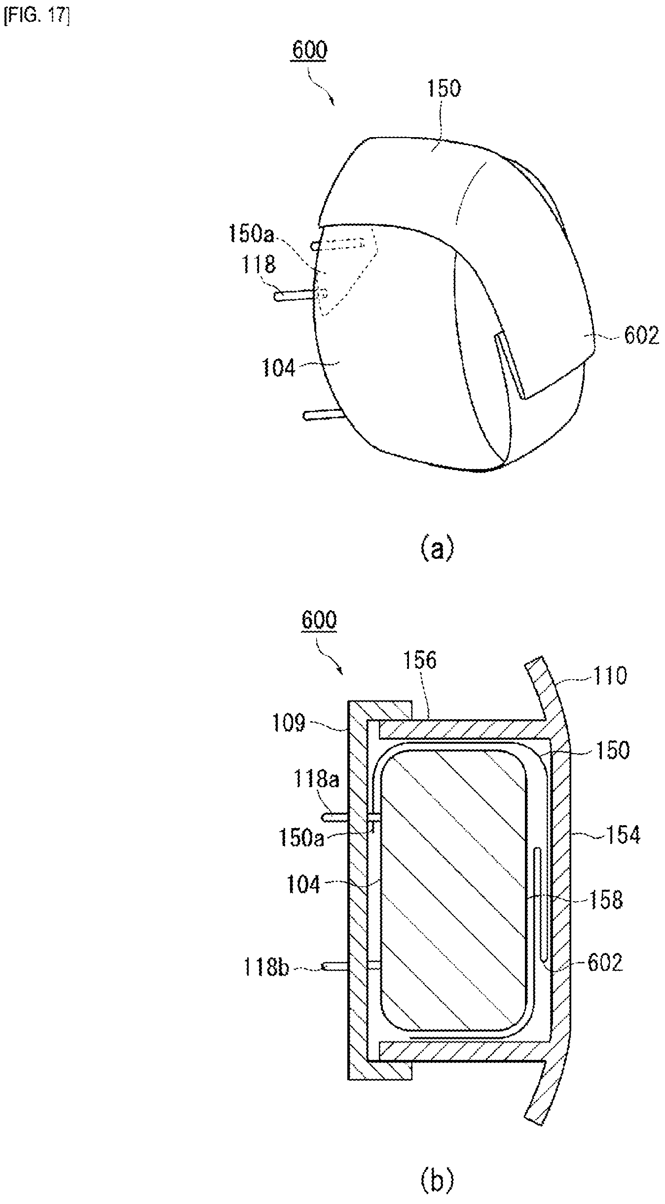 Patent US11780395 Figure 17 – Airbag device for driver's seat