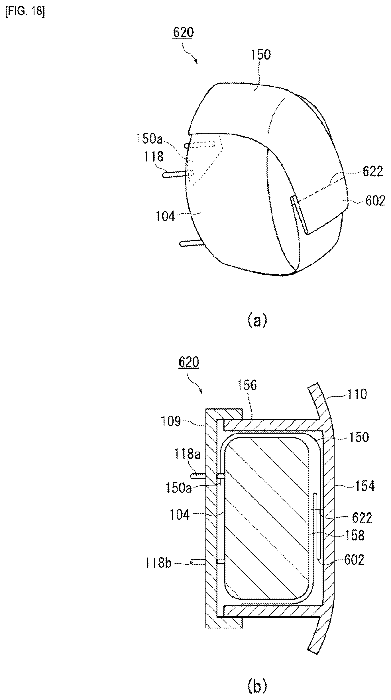 Patent US11780395 Figure 18 – Airbag device for driver's seat