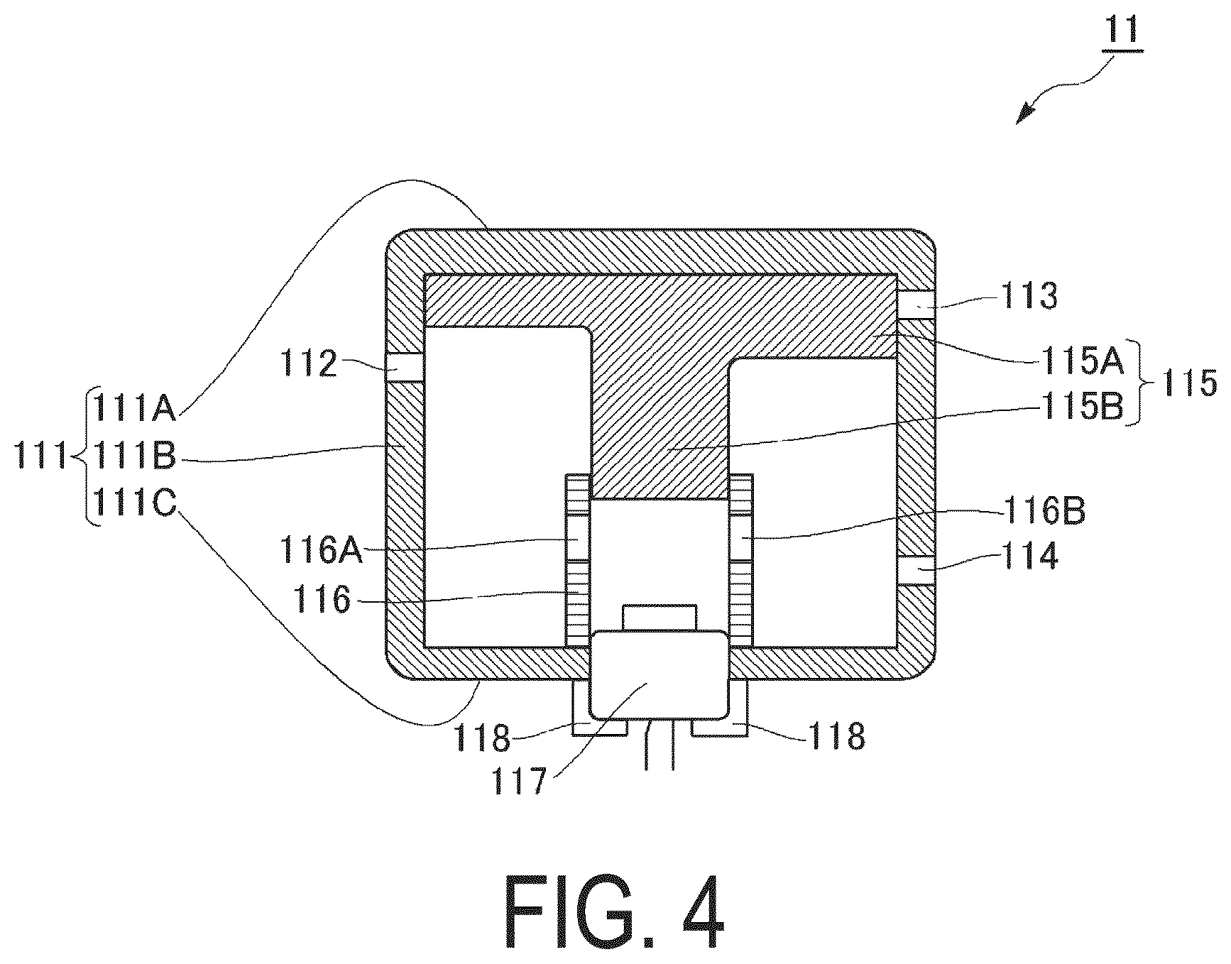 Patent US11780397 Figure 4 – Airbag device