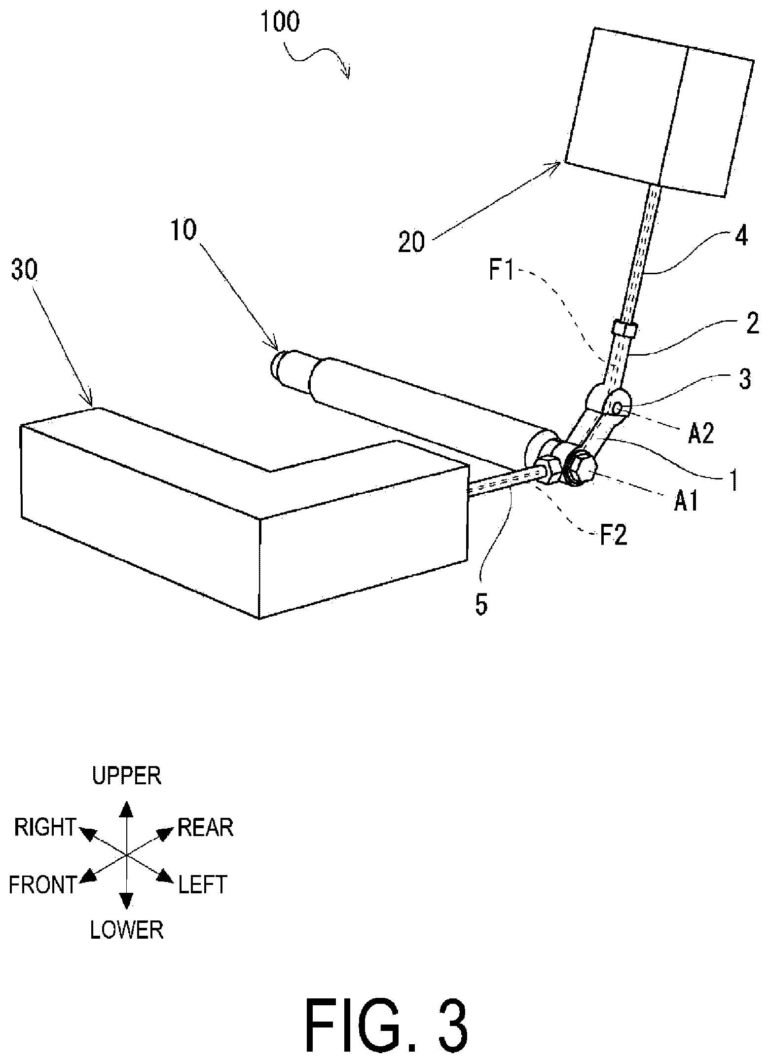 Patent US11780398 Figure 3 – Coupling structure, airbag device, and vehicle seat