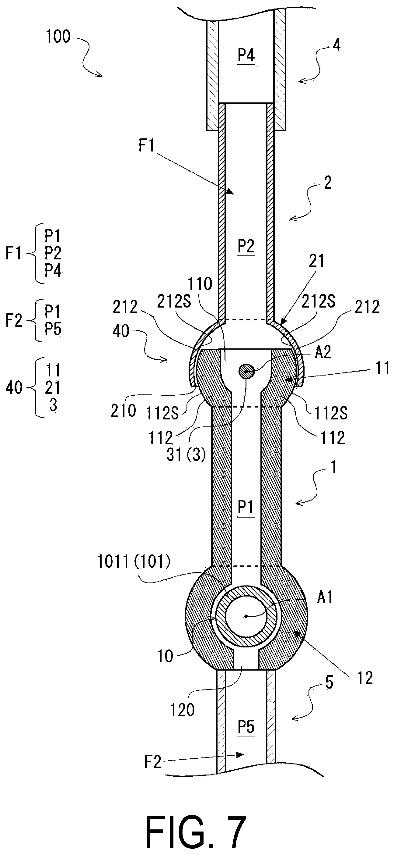 Patent US11780398 Figure 7 – Coupling structure, airbag device, and vehicle seat