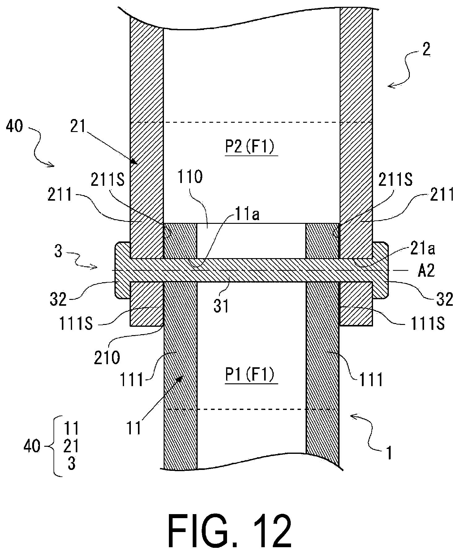 Patent US11780398 Figure 12 – Coupling structure, airbag device, and vehicle seat