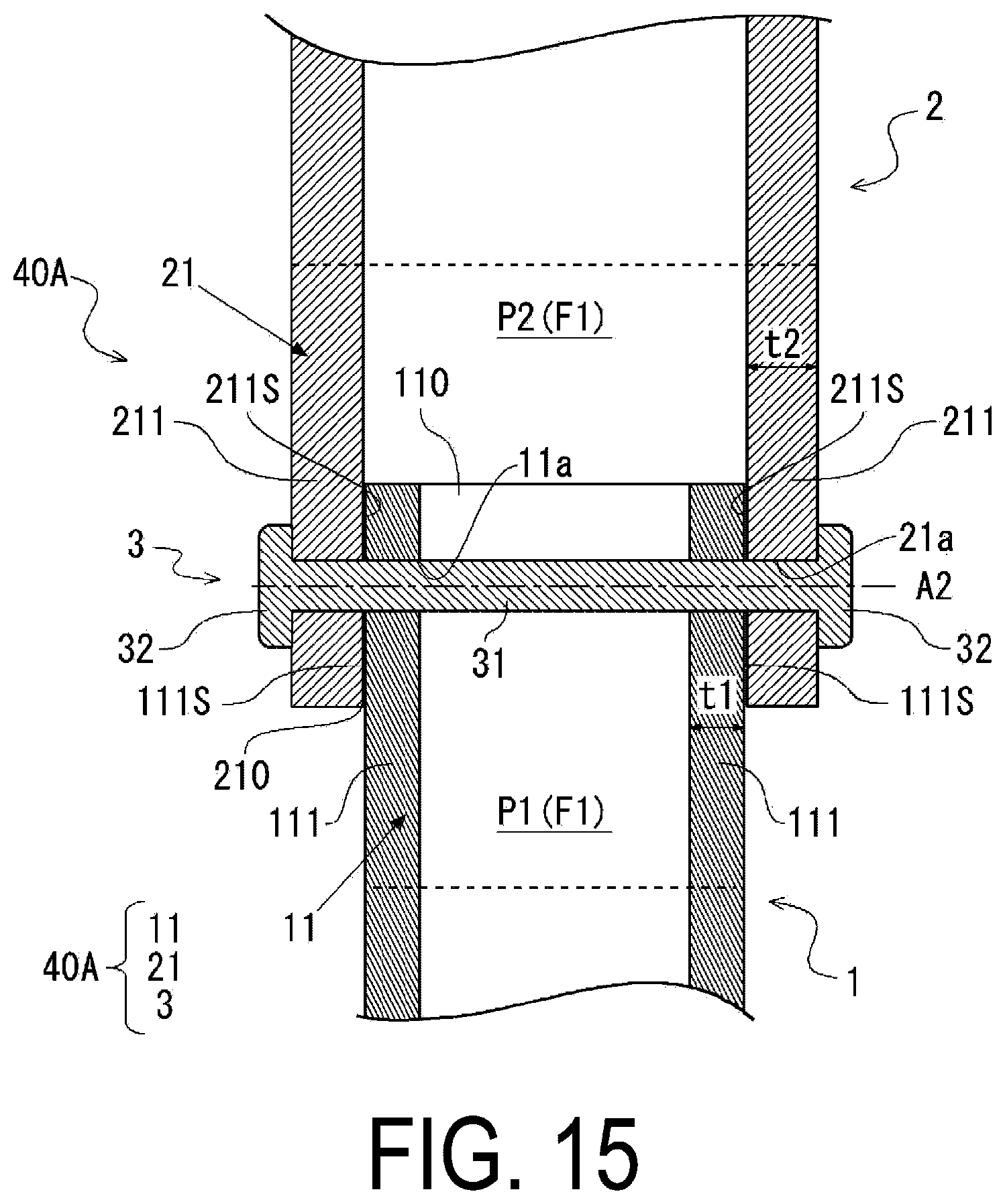 Patent US11780398 Figure 15 – Coupling structure, airbag device, and vehicle seat
