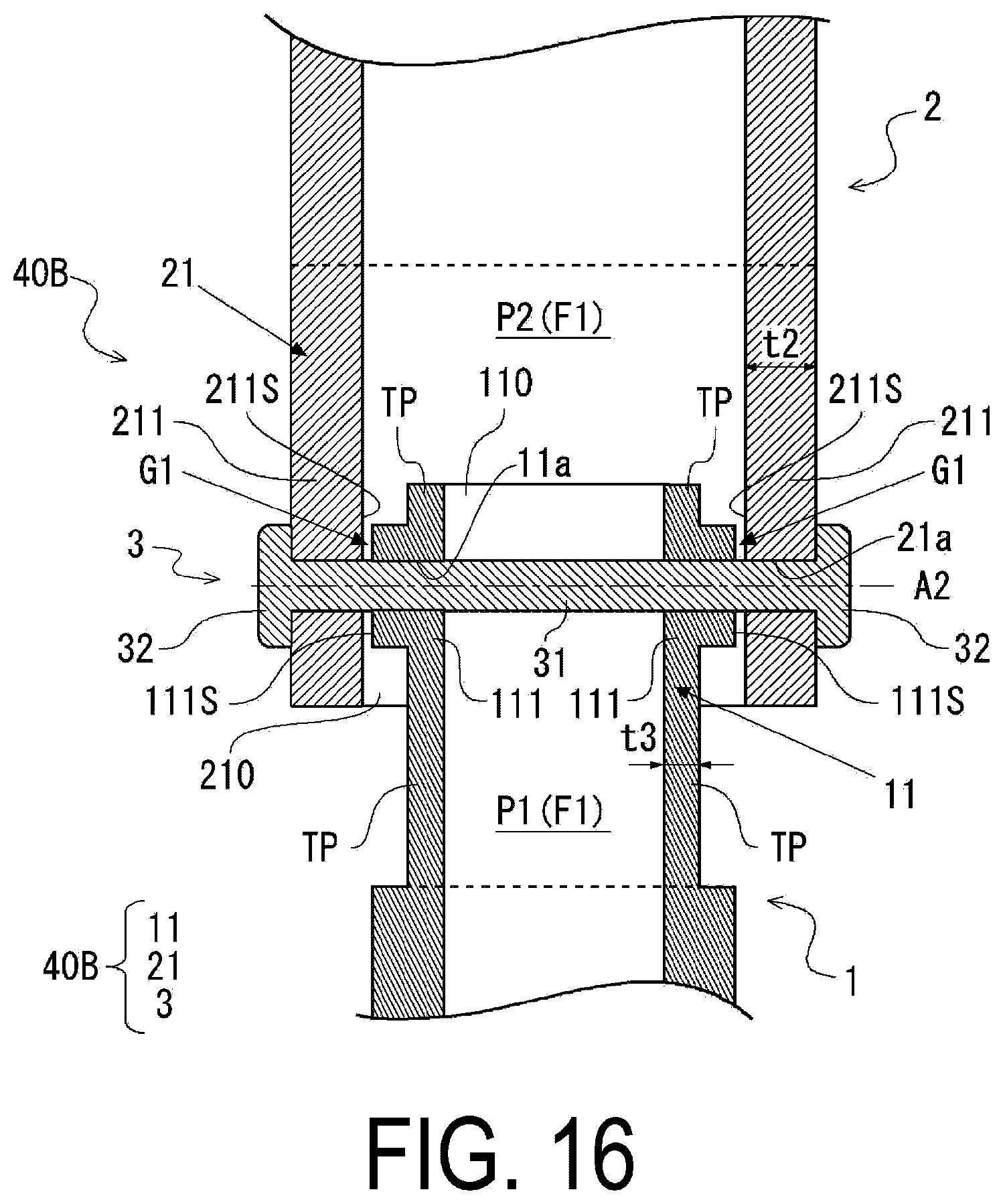 Patent US11780398 Figure 16 – Coupling structure, airbag device, and vehicle seat
