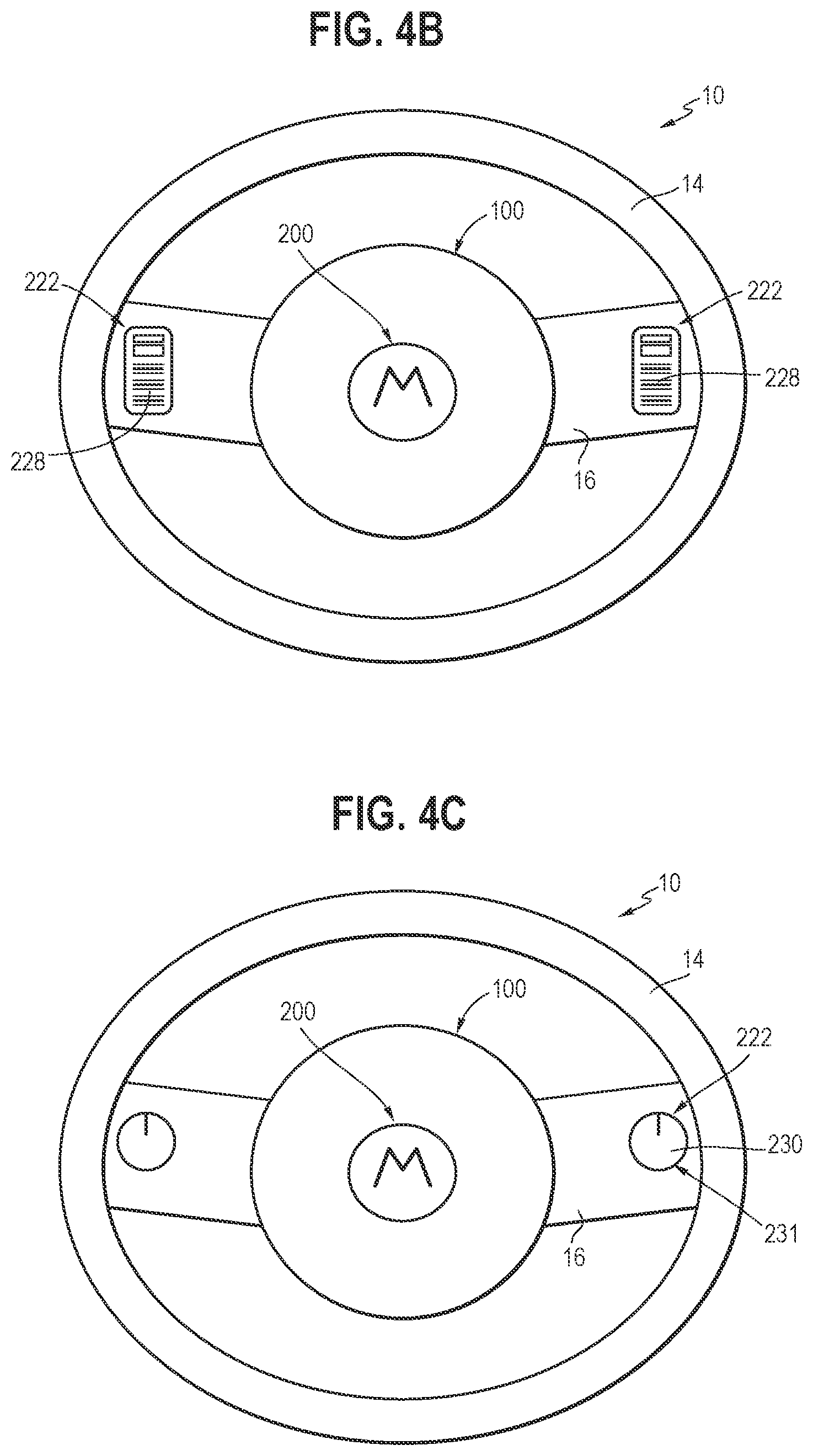 Patent US11780399 Figure 3 – Emblem assembly in airbag cover