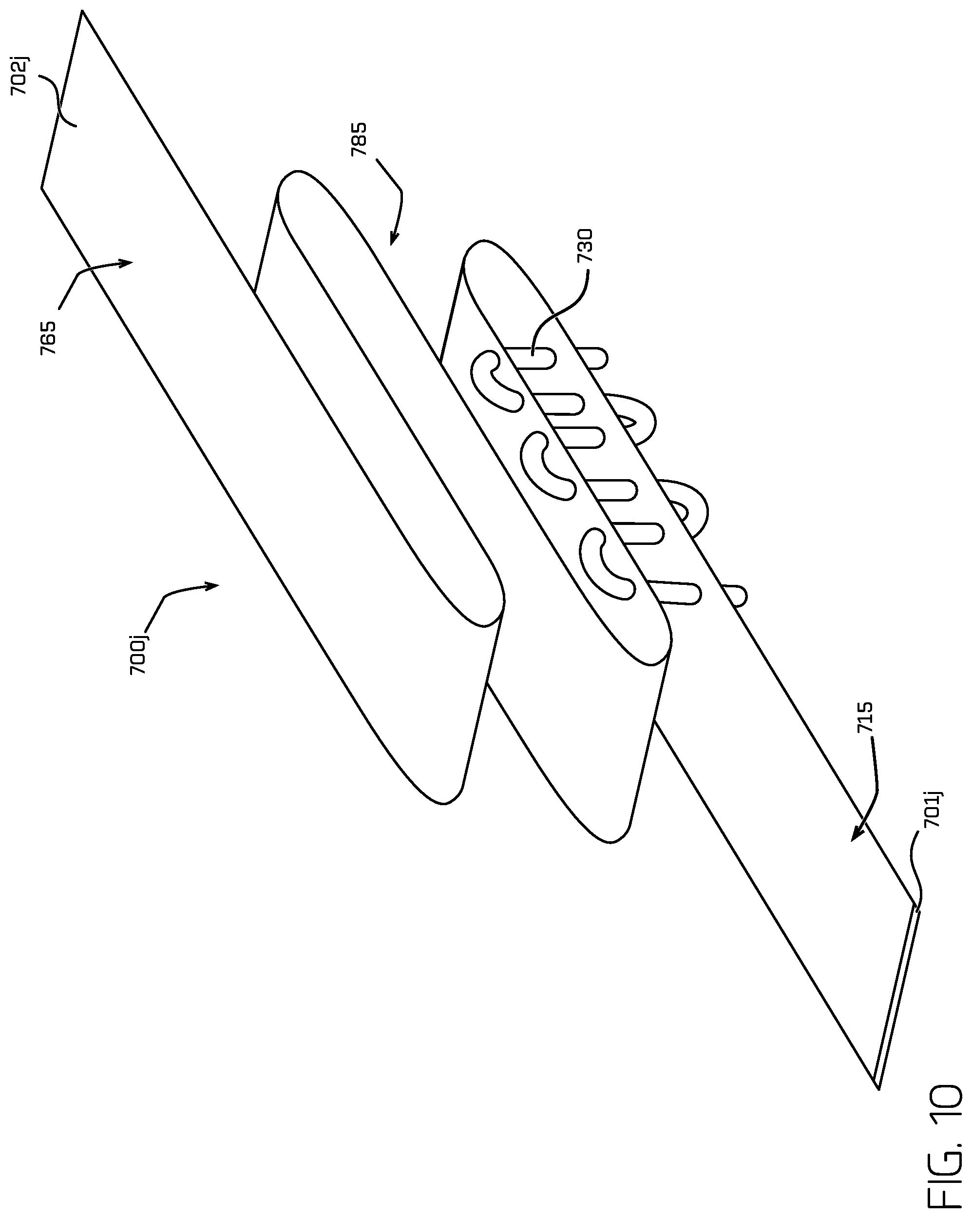 Patent US11780401 Figure 8 – Vehicle occupant protection systems having frictionally engaging tether