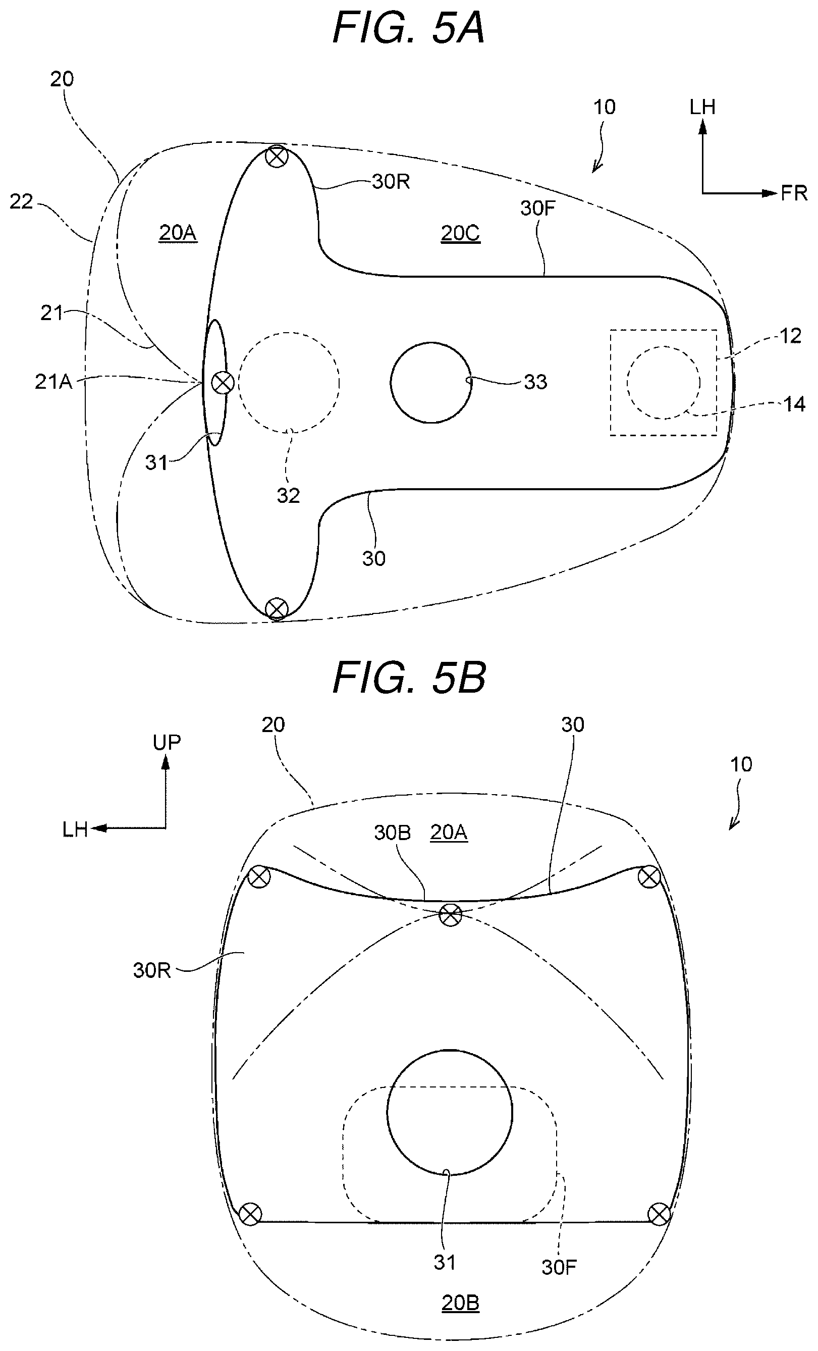 Patent US11780402 Figure 5 – Airbag apparatus for vehicle