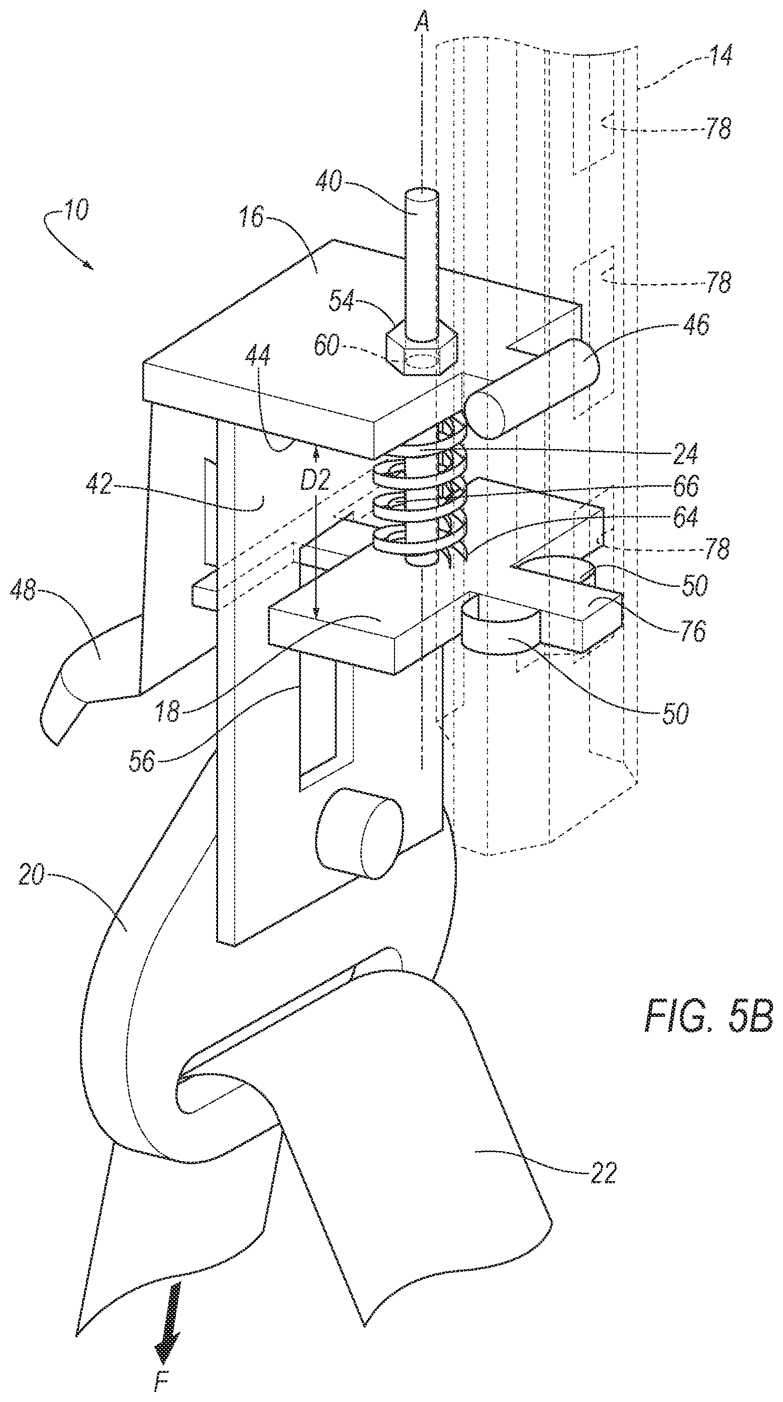 Patent US11780404 Figure 6 – Seatbelt assembly