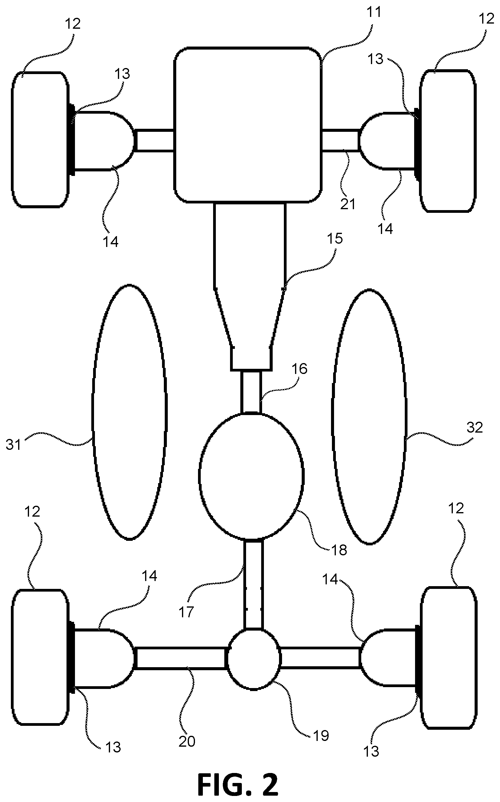 Patent US11780411 Figure 2 – Speed reduction power unit