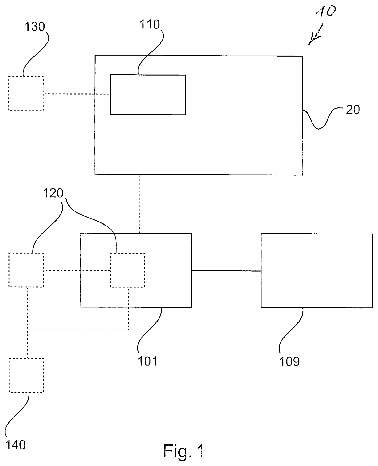 Patent US11780415 Figure 1 – Electric system for a vehicle