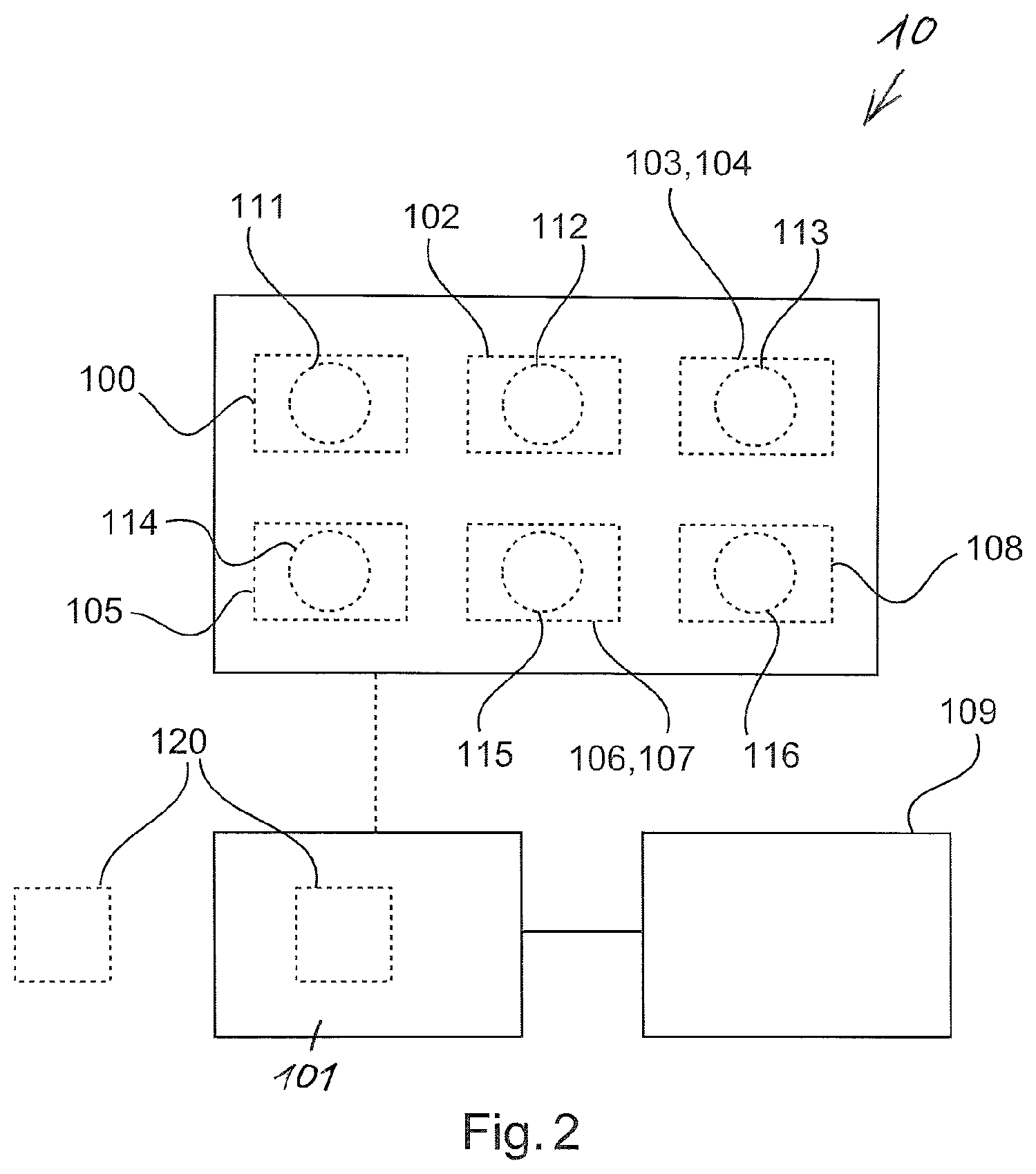 Patent US11780415 Figure 2 – Electric system for a vehicle