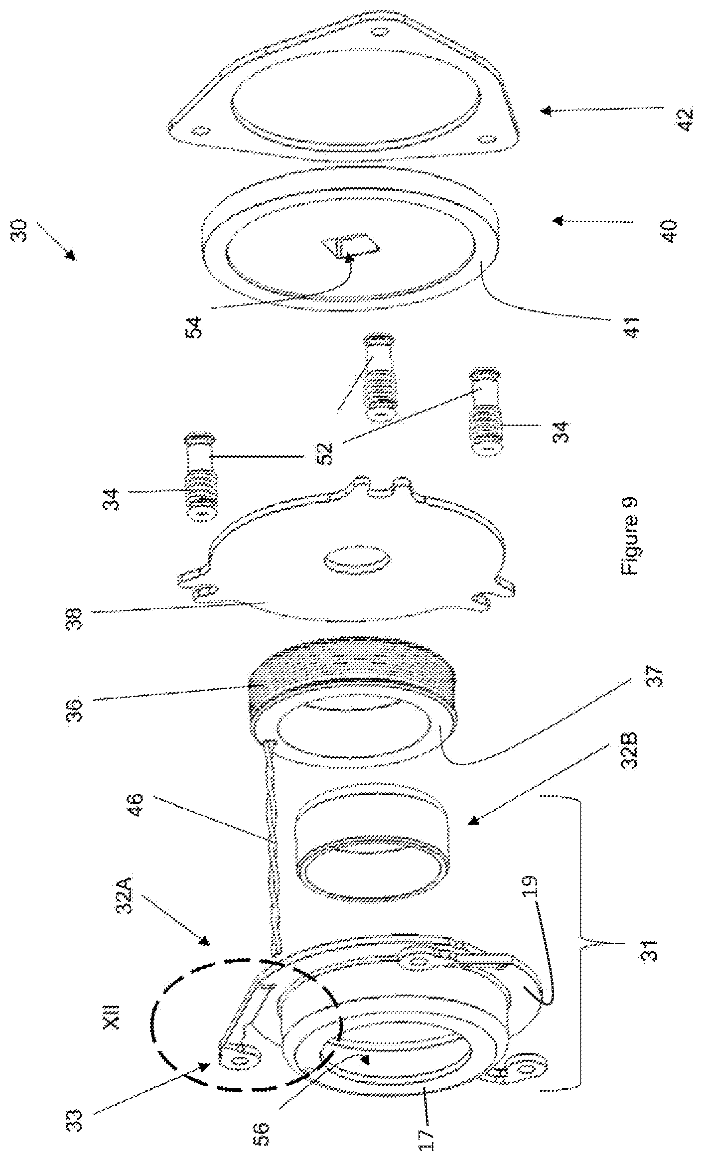 Patent US11780419 Figure 7 – Electric park brake with electromagnetic brake
