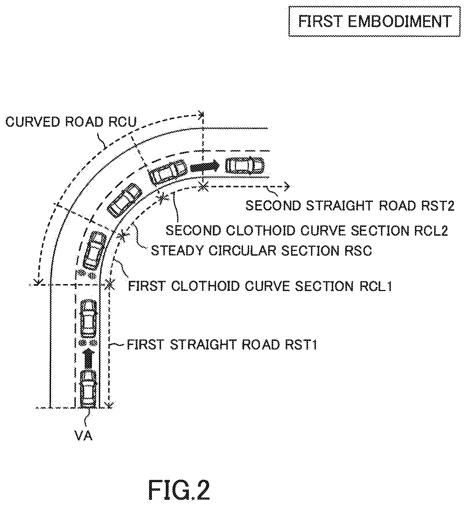 Patent US11780425 Figure 2 – Vehicle control apparatus