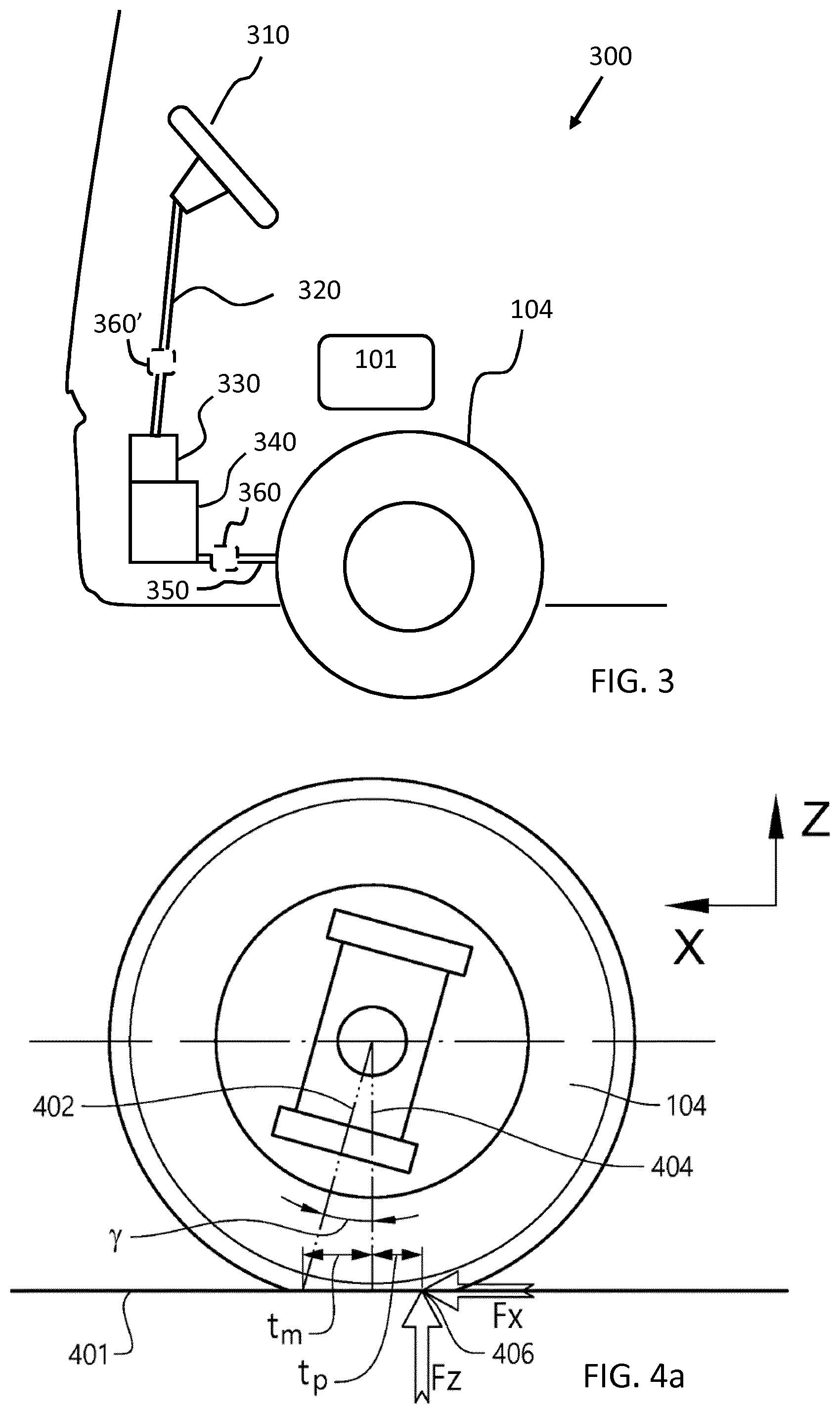 Patent US11780426 Figure 2 – Method for estimating a longitudinal force difference acting on steered wheels