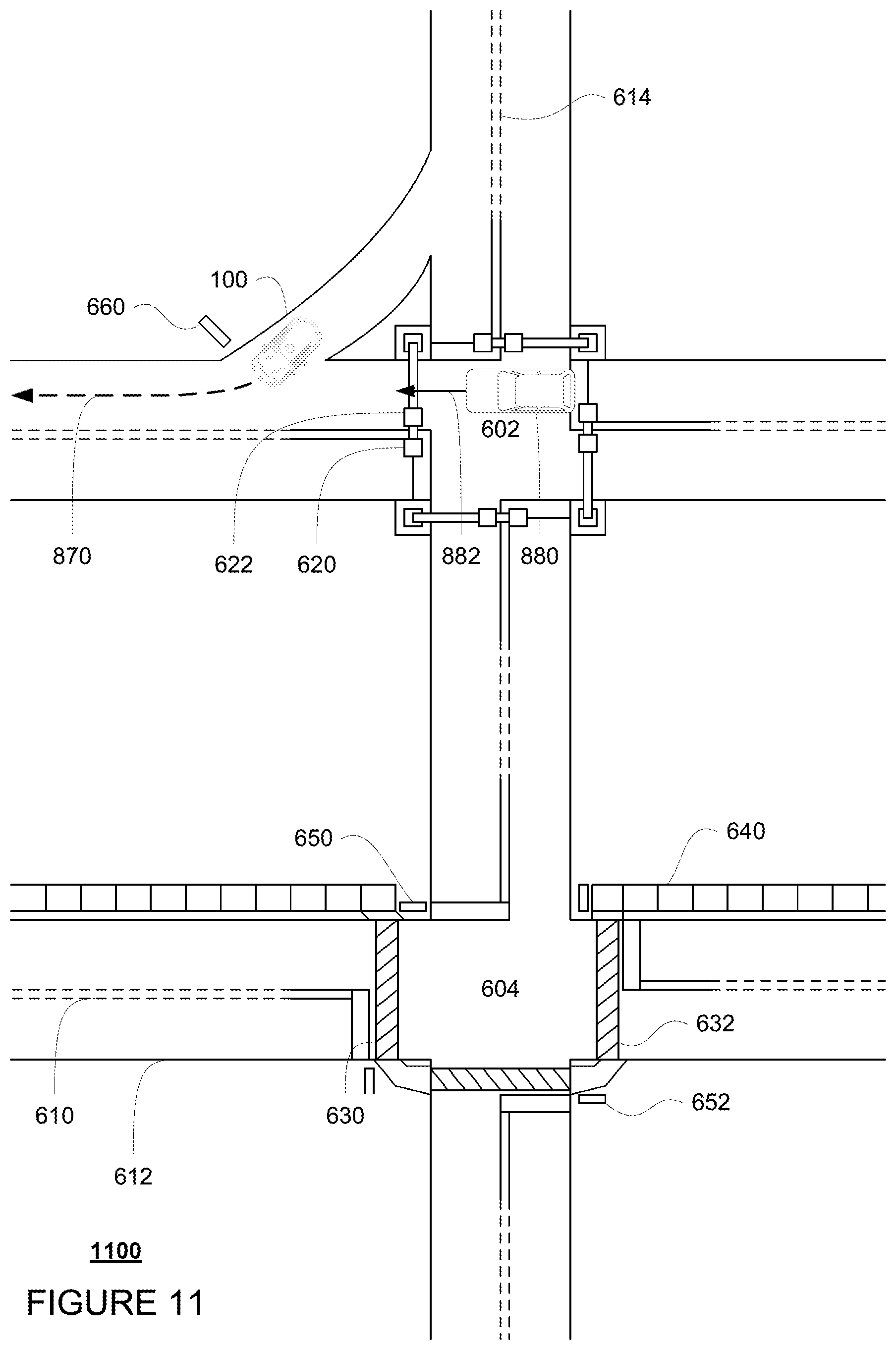 Patent US11780431 Figure 13 – Testing predictions for autonomous vehicles
