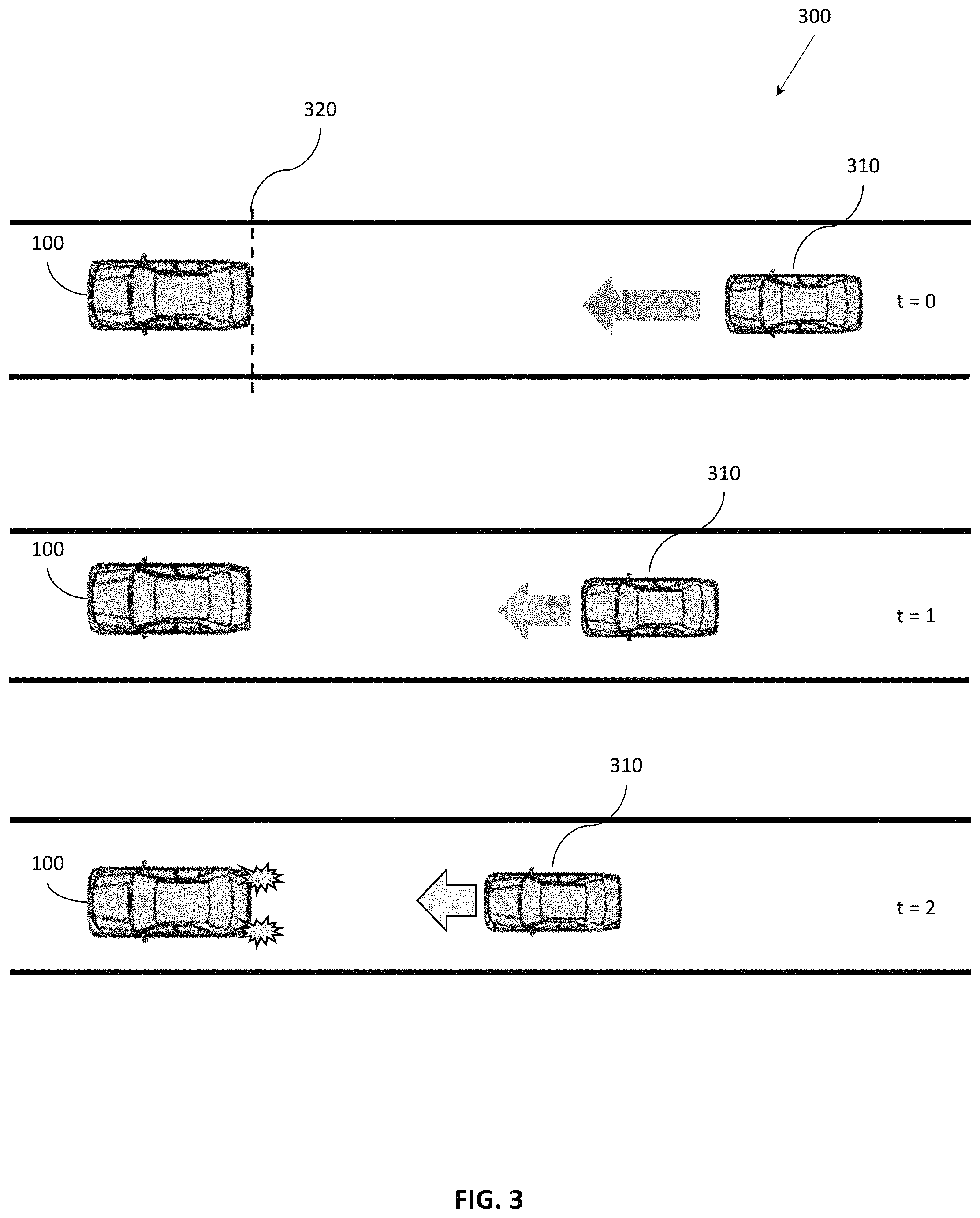 Patent US11780433 Figure 3 – Systems and methods for selectively modifying collision alert thresholds