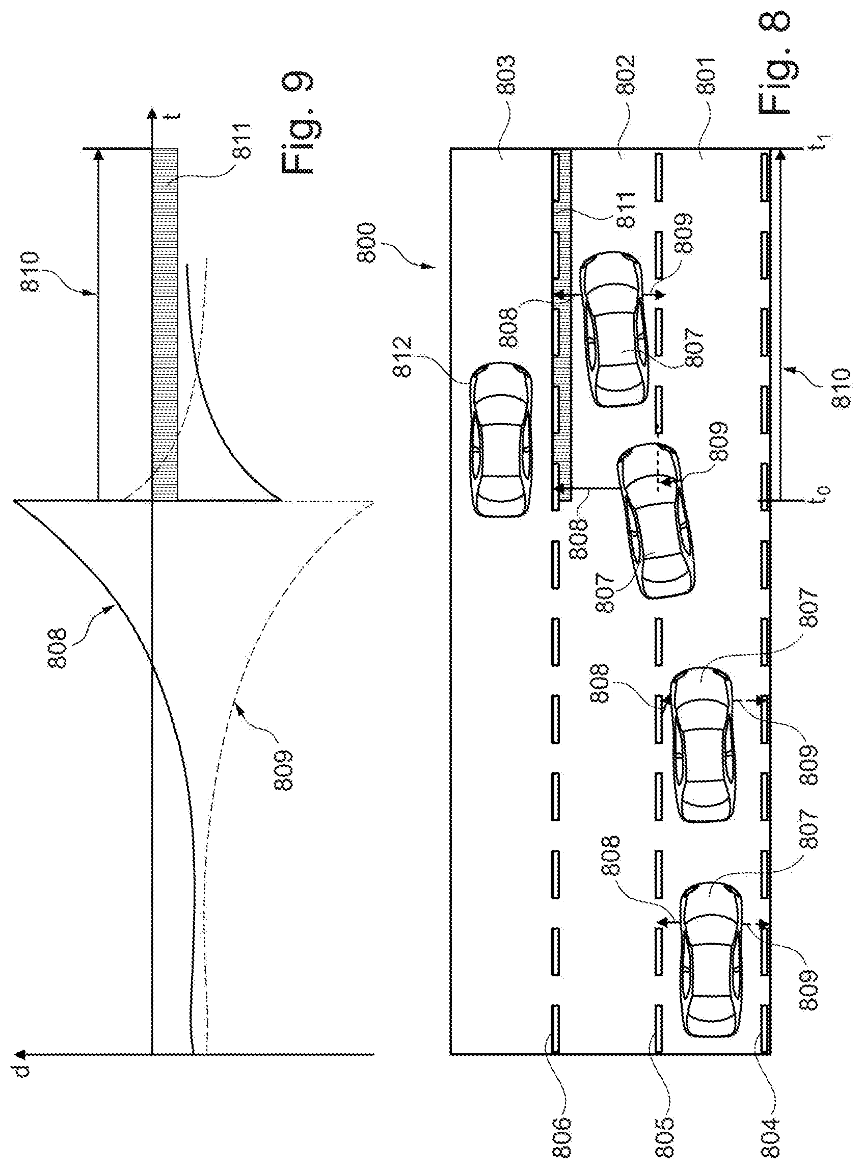 Patent US11780434 Figure 7 – Lane change intention estimation of a vehicle