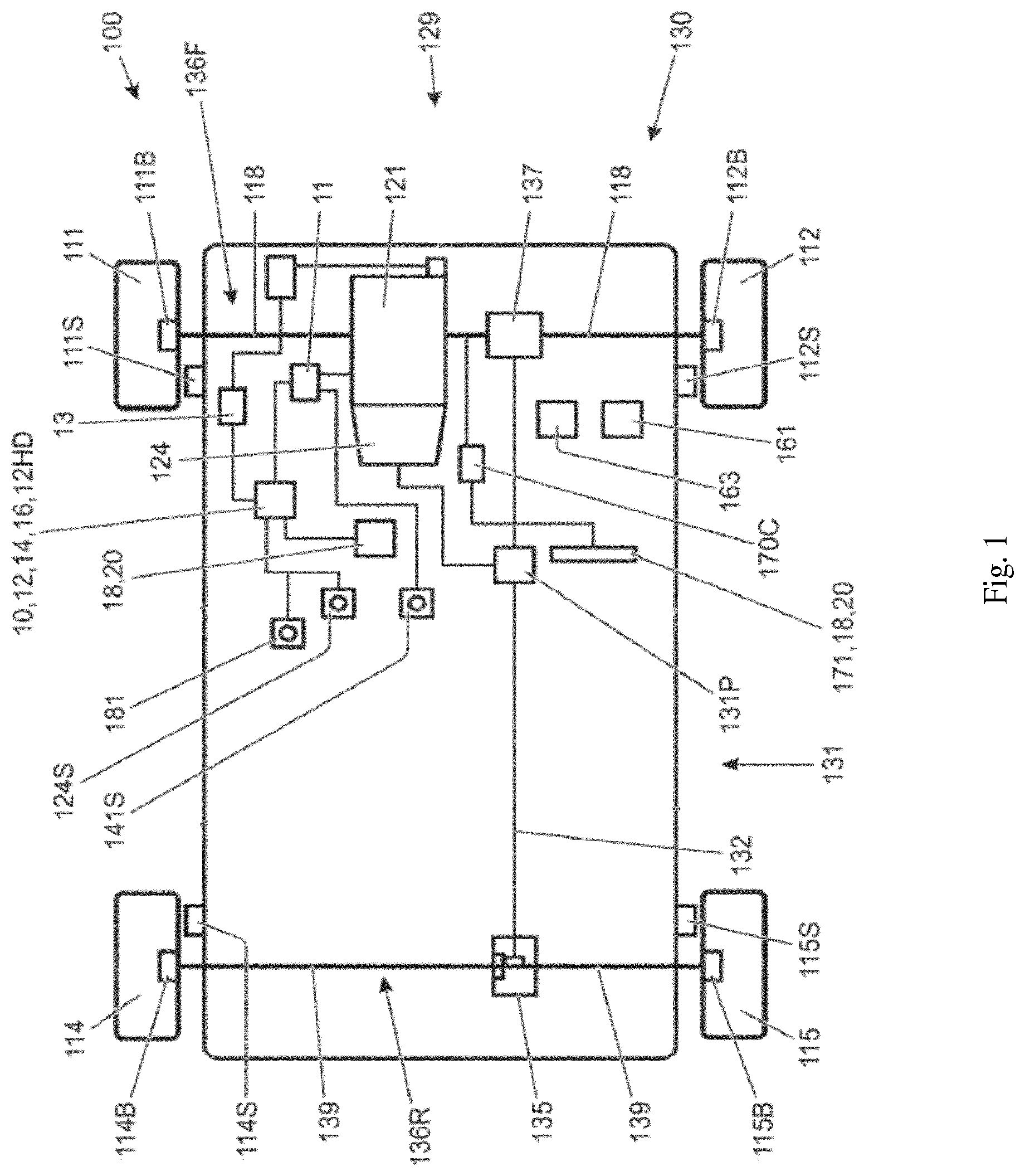 Patent US11780437 Figure 1 – Controlling movement of a vehicle