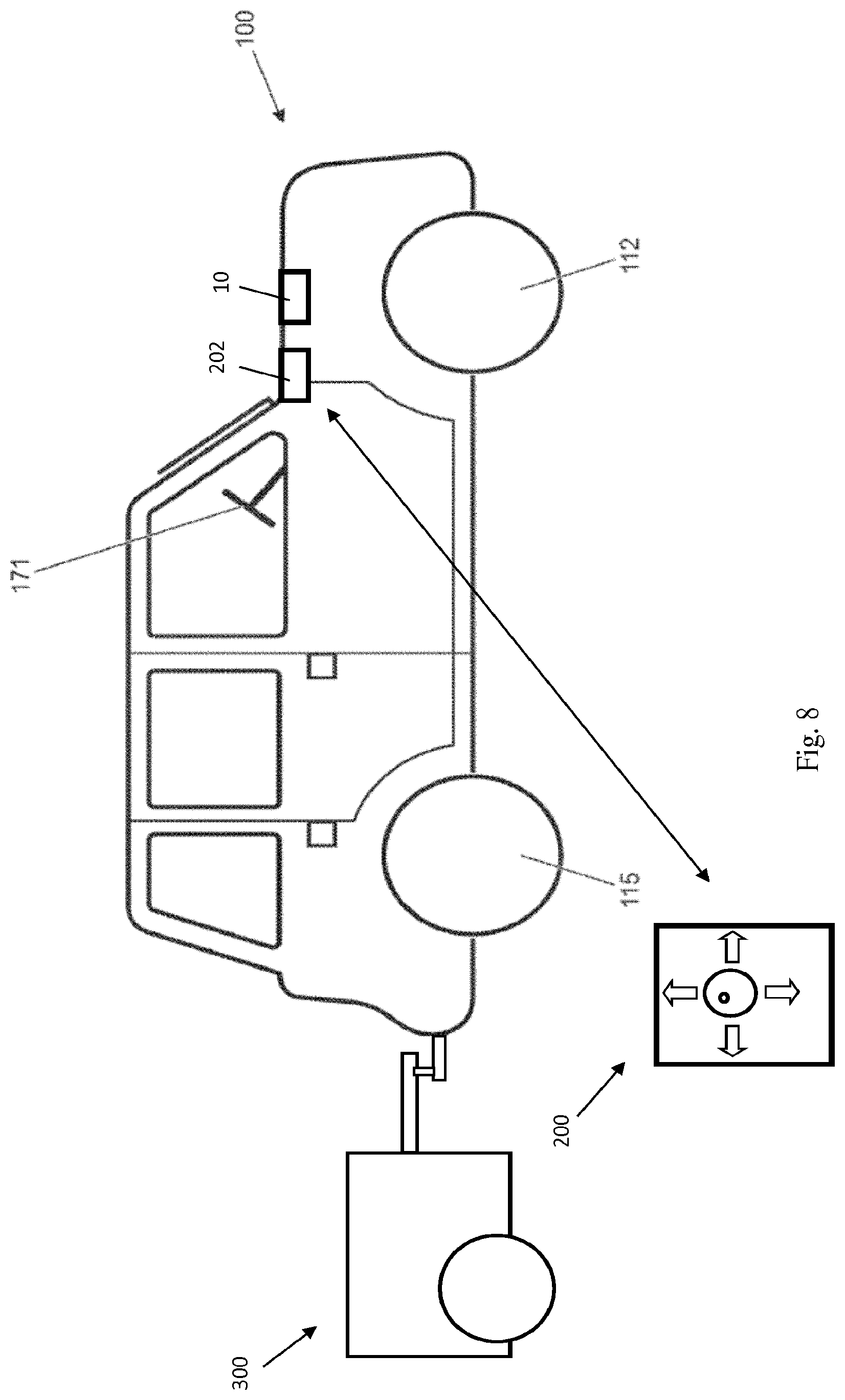 Patent US11780437 Figure 8 – Controlling movement of a vehicle
