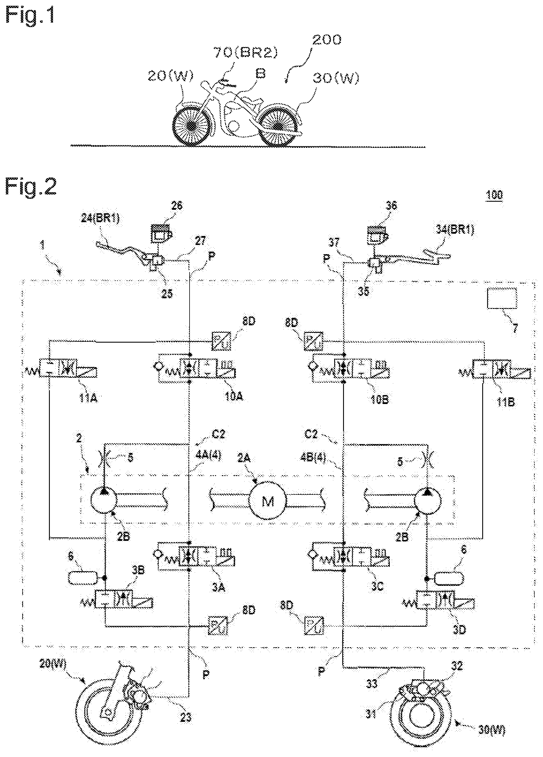 Patent US11780439 Figure 1 – Control device and control method for executing and canceling hill-hold control