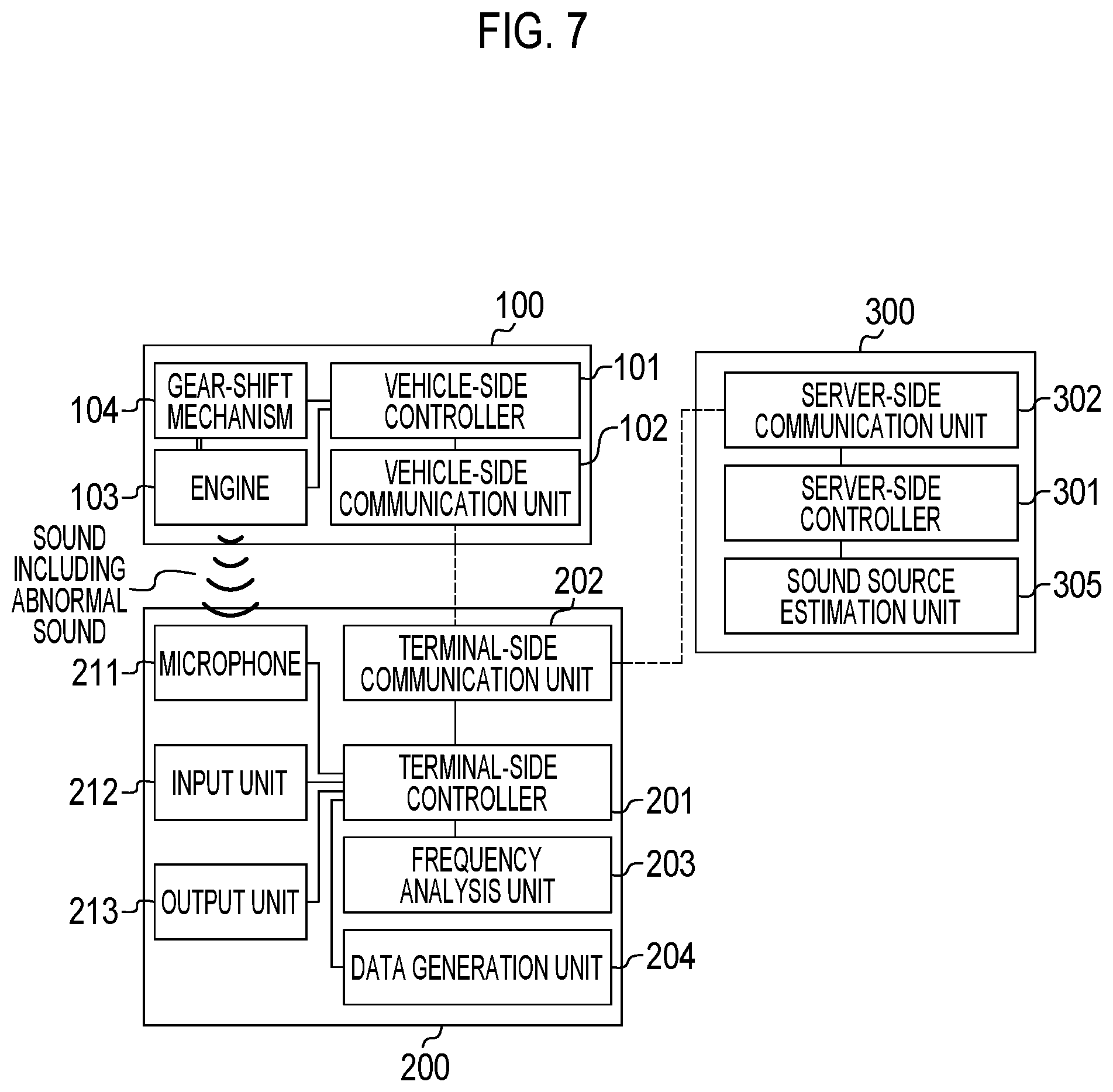 Patent US11780442 Figure 6 – Sound source estimation server, sound source estimation system, sound source estimation device, and sound source estimation method