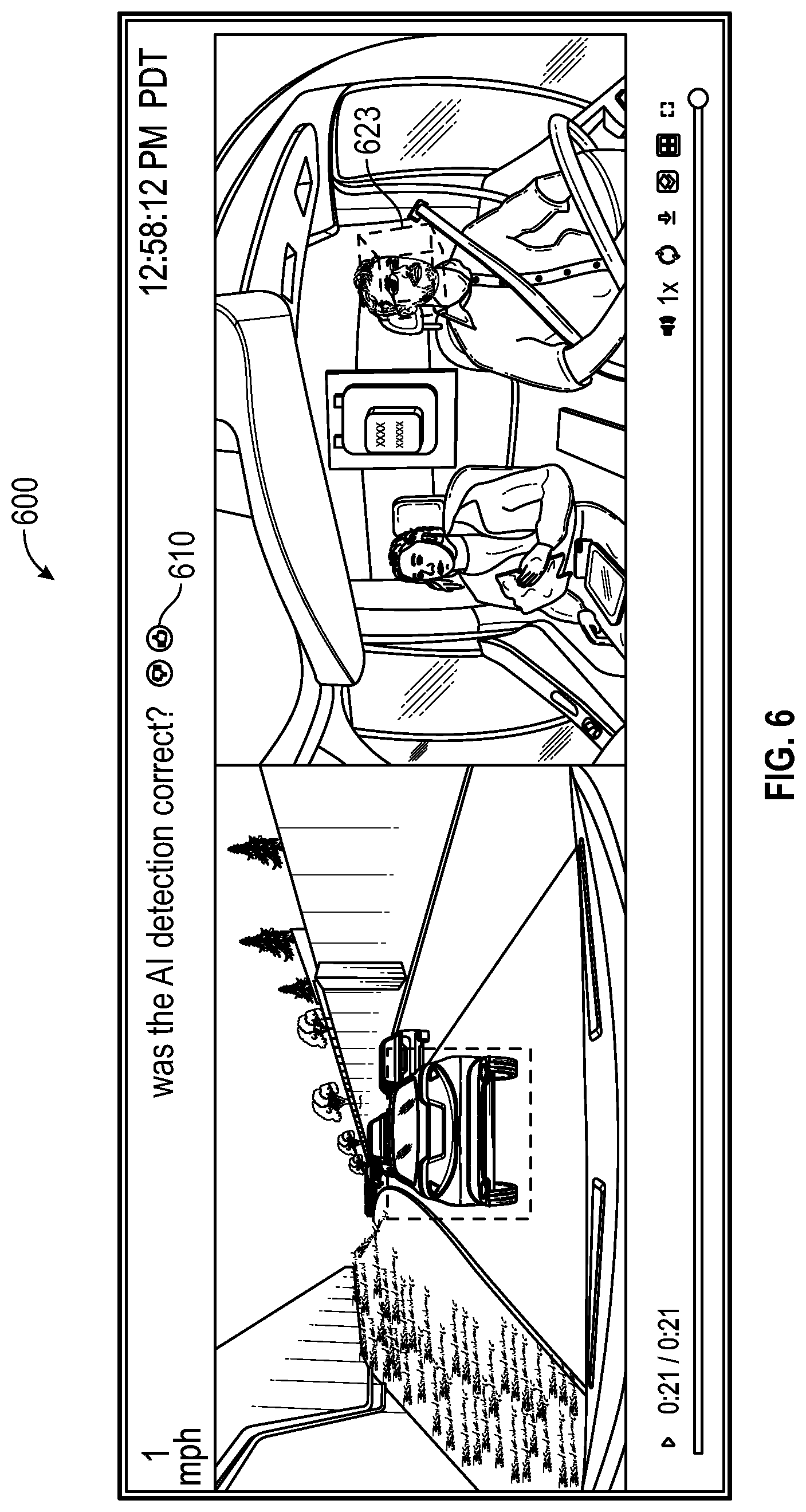 Patent US11780446 Figure 8 – Refining event triggers using machine learning model feedback