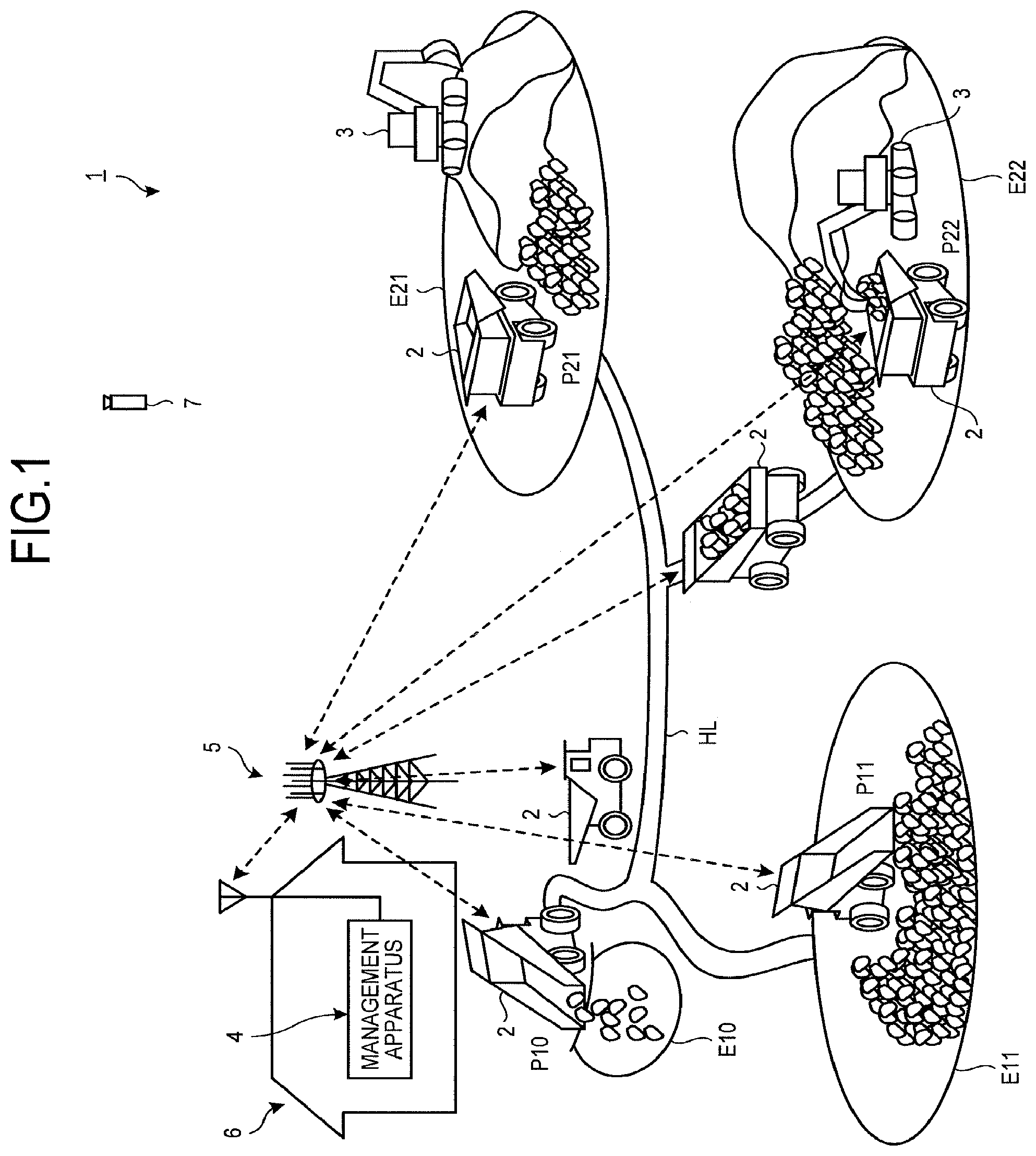 Patent US11780450 Figure 1 – Tire management system and tire management method