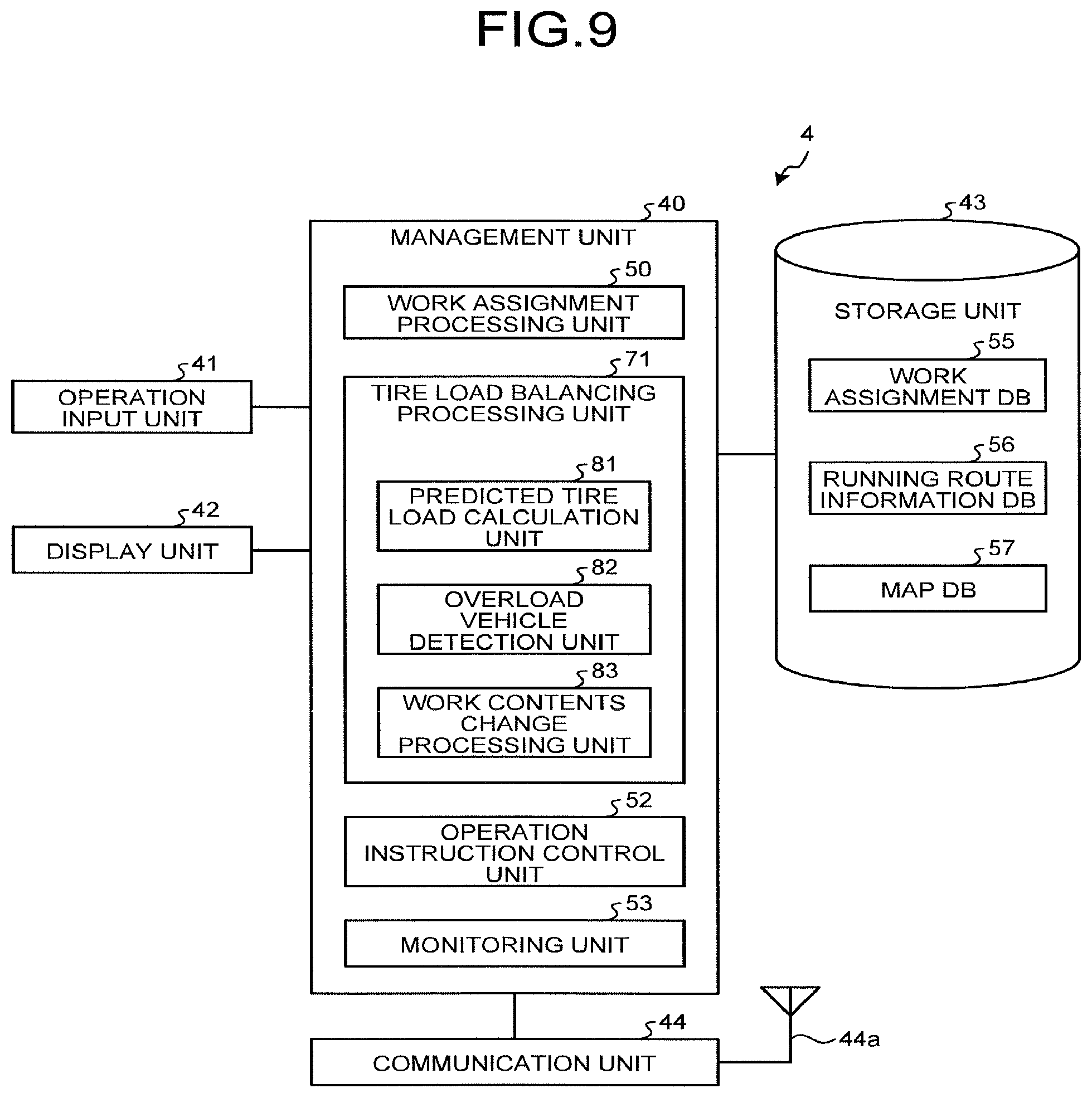 Patent US11780450 Figure 8 – Tire management system and tire management method