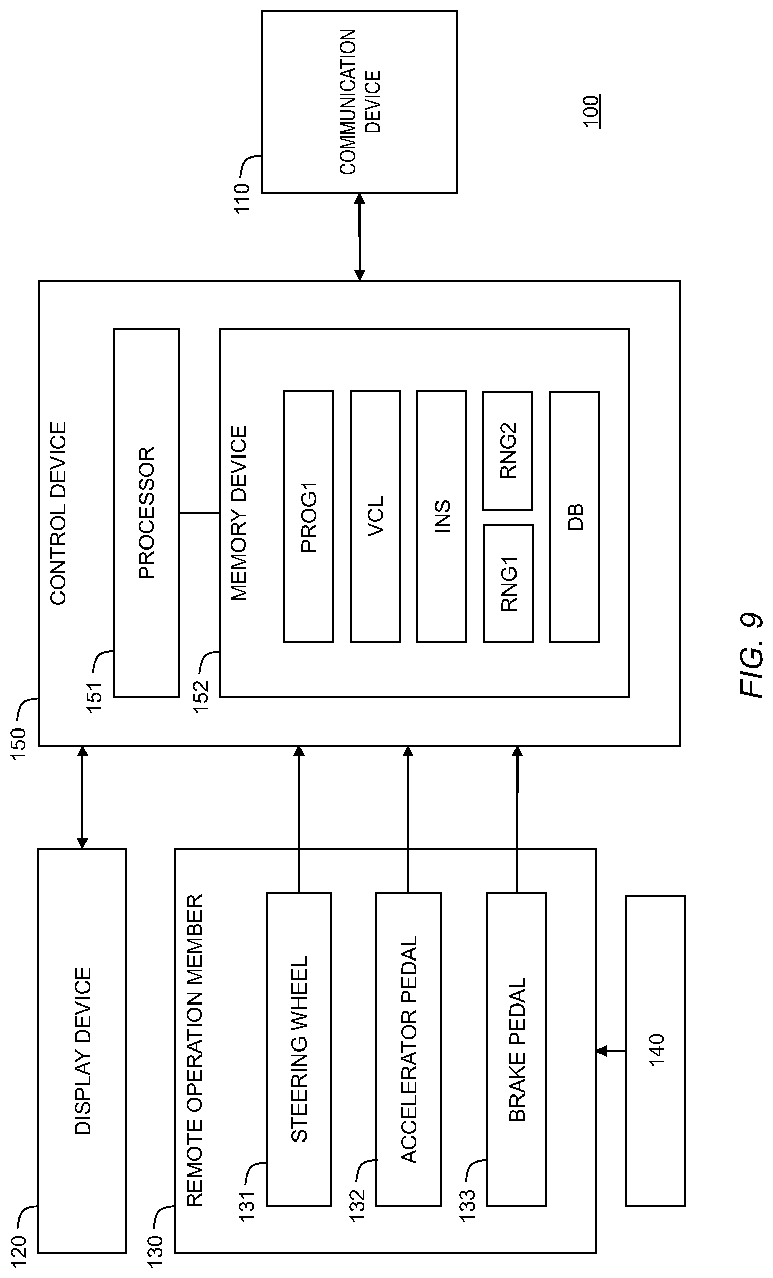 Patent US11780454 Figure 9 – Remote operation method, remote operation device, and non-transitory computer-readable recording medium