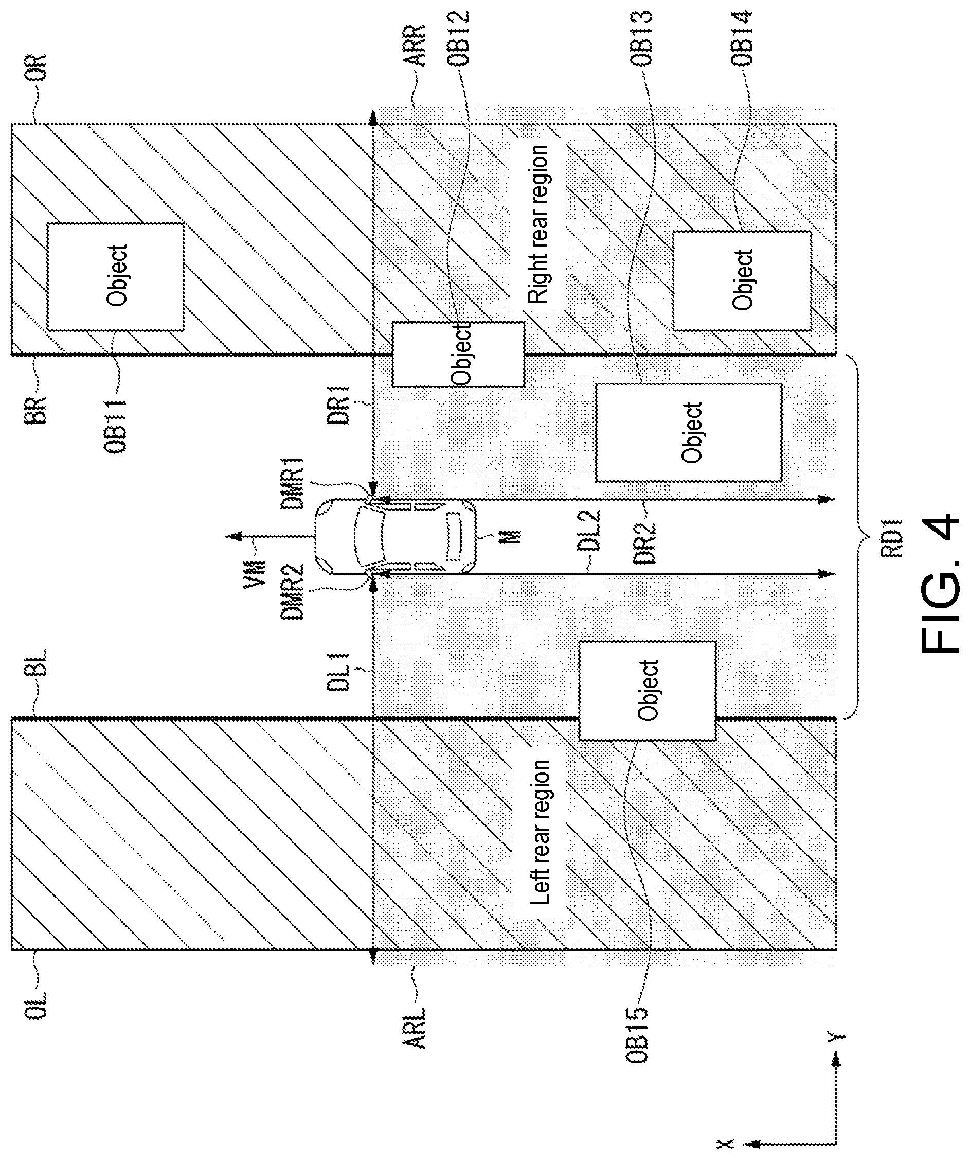 Patent US11780455 Figure 4 – Vehicle control device, vehicle control method, and recording medium