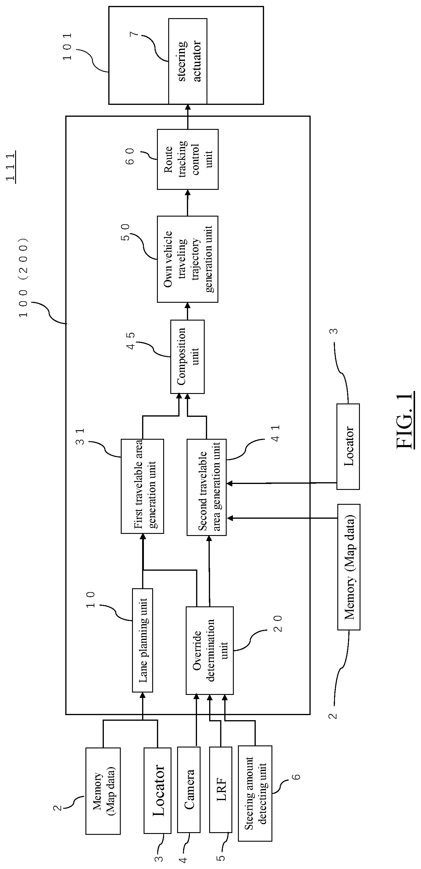Patent US11780474 Figure 1 – Vehicle travel control method and vehicle travel control device