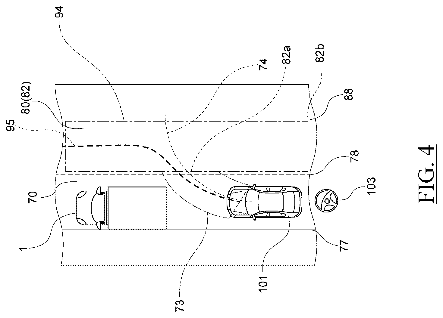 Patent US11780474 Figure 4 – Vehicle travel control method and vehicle travel control device