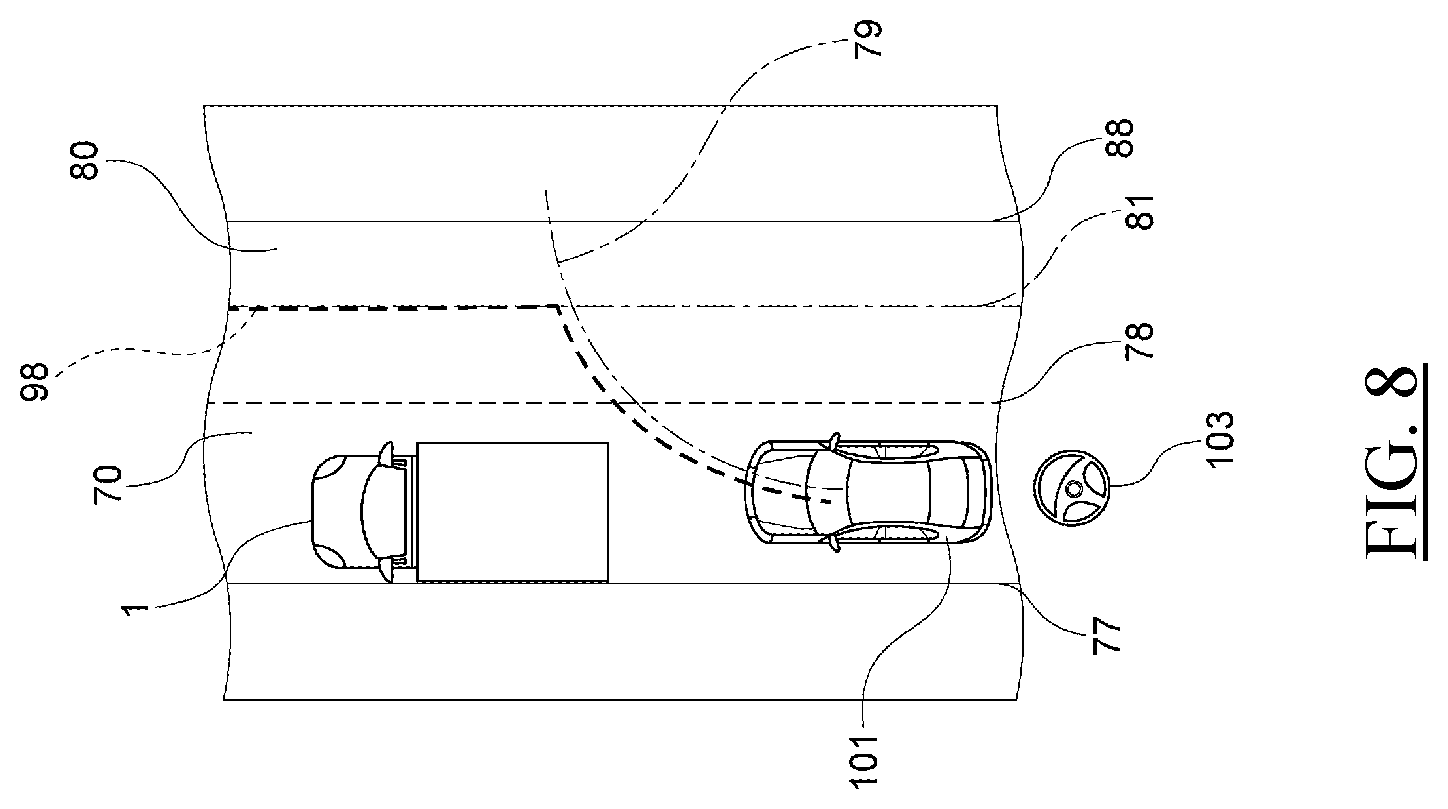 Patent US11780474 Figure 8 – Vehicle travel control method and vehicle travel control device