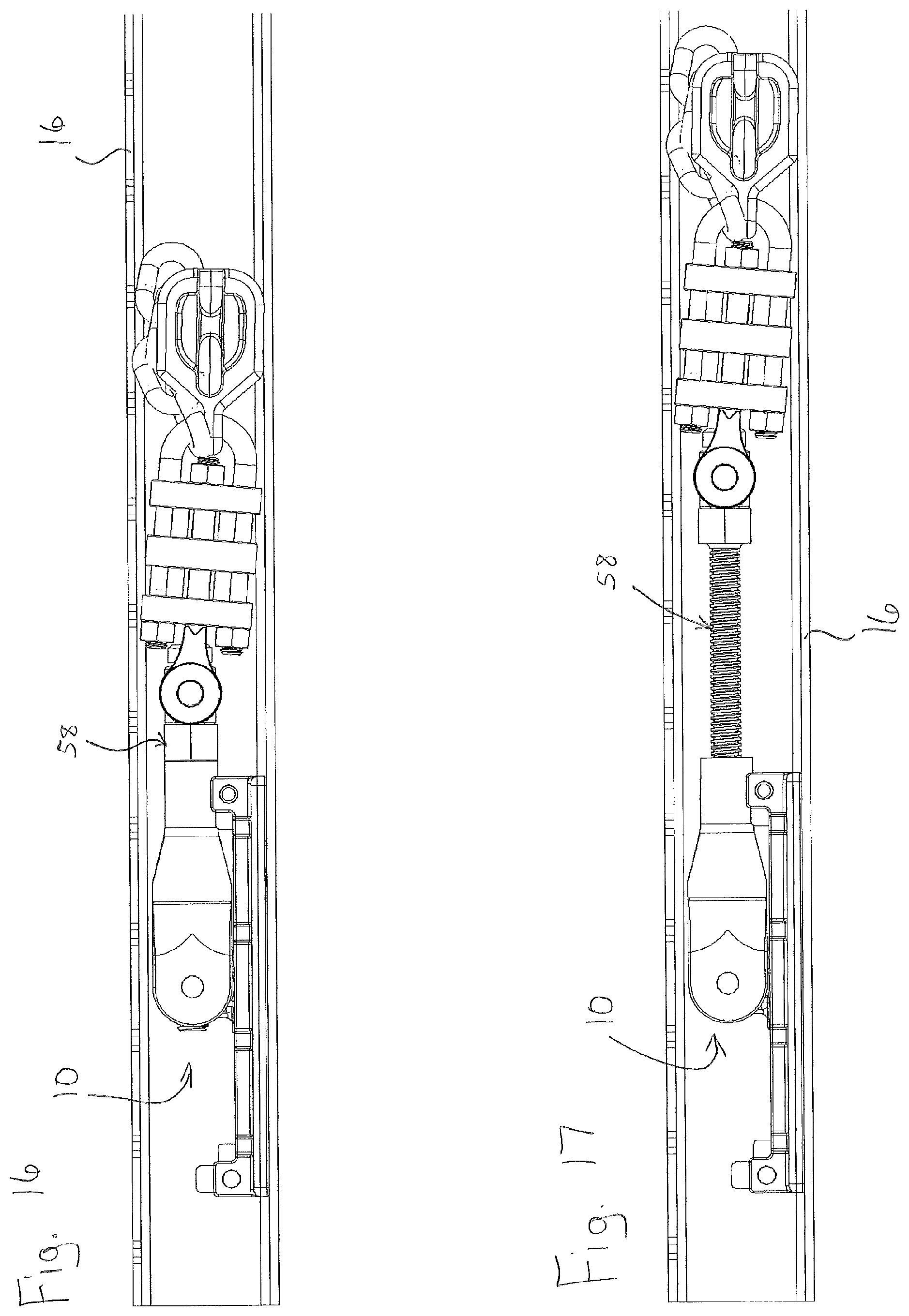Patent US11780475 Figure 14 – Tension lock assembly for chain tie down assembly