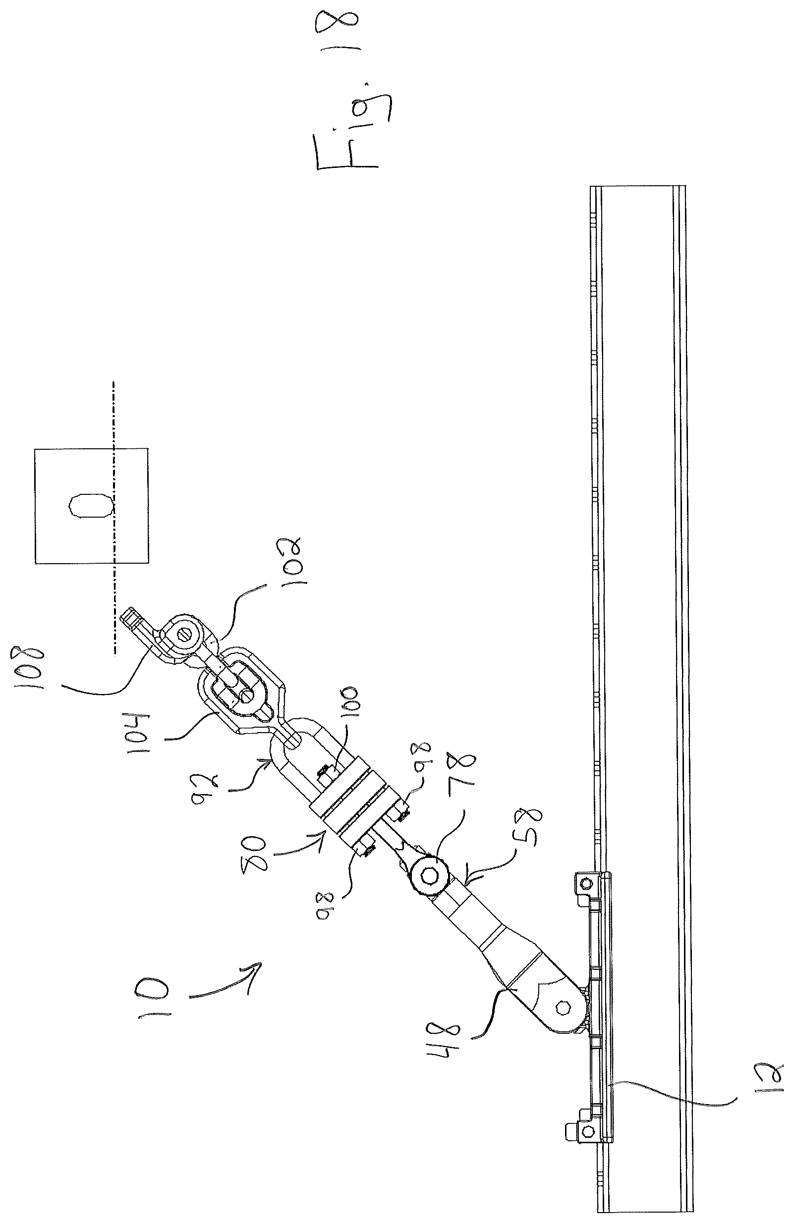 Patent US11780475 Figure 15 – Tension lock assembly for chain tie down assembly
