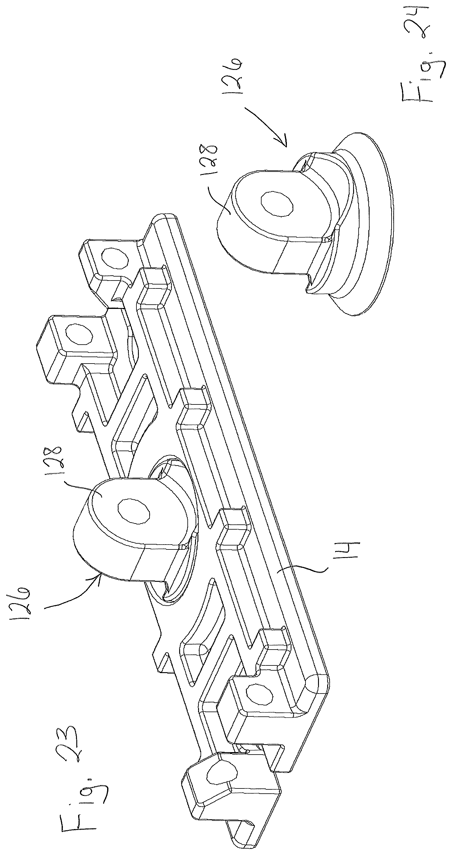 Patent US11780475 Figure 20 – Tension lock assembly for chain tie down assembly