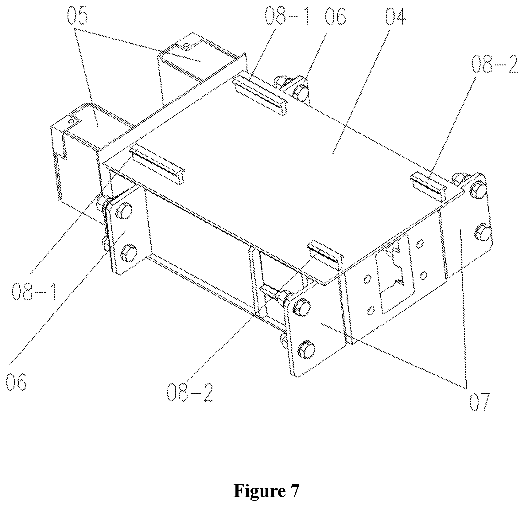 Patent US11780477 Figure 6 – Rail vehicle and coupling box thereof