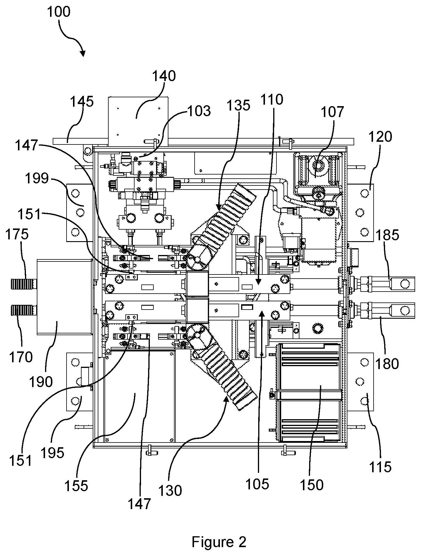 Patent US11780478 Figure 2 – Railroad switch device