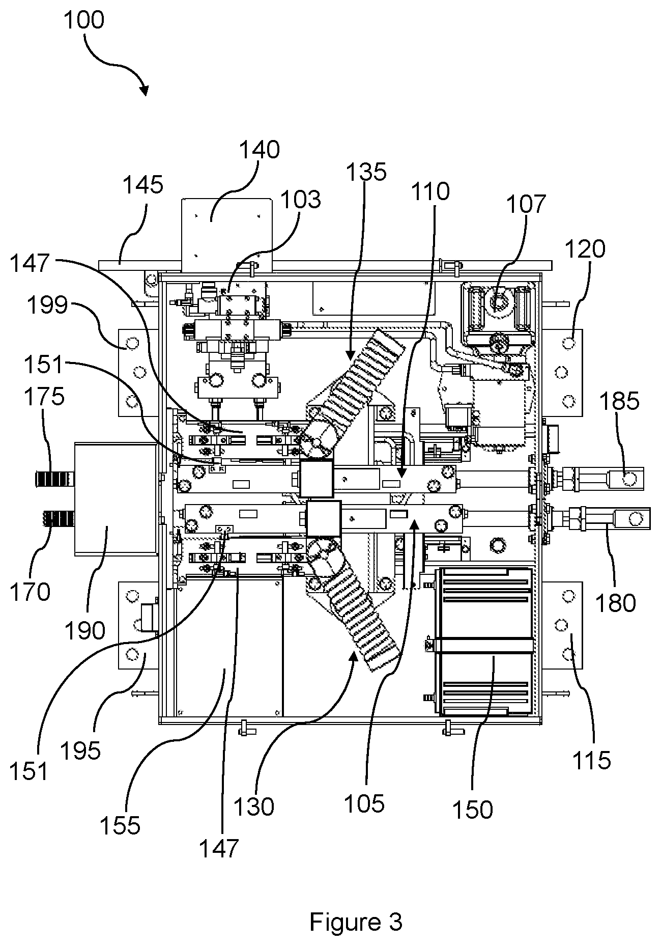 Patent US11780478 Figure 3 – Railroad switch device