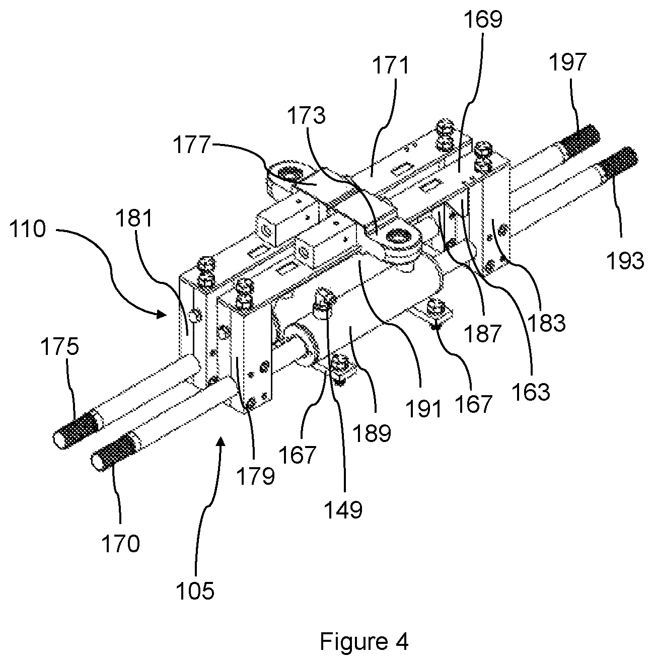 Patent US11780478 Figure 4 – Railroad switch device
