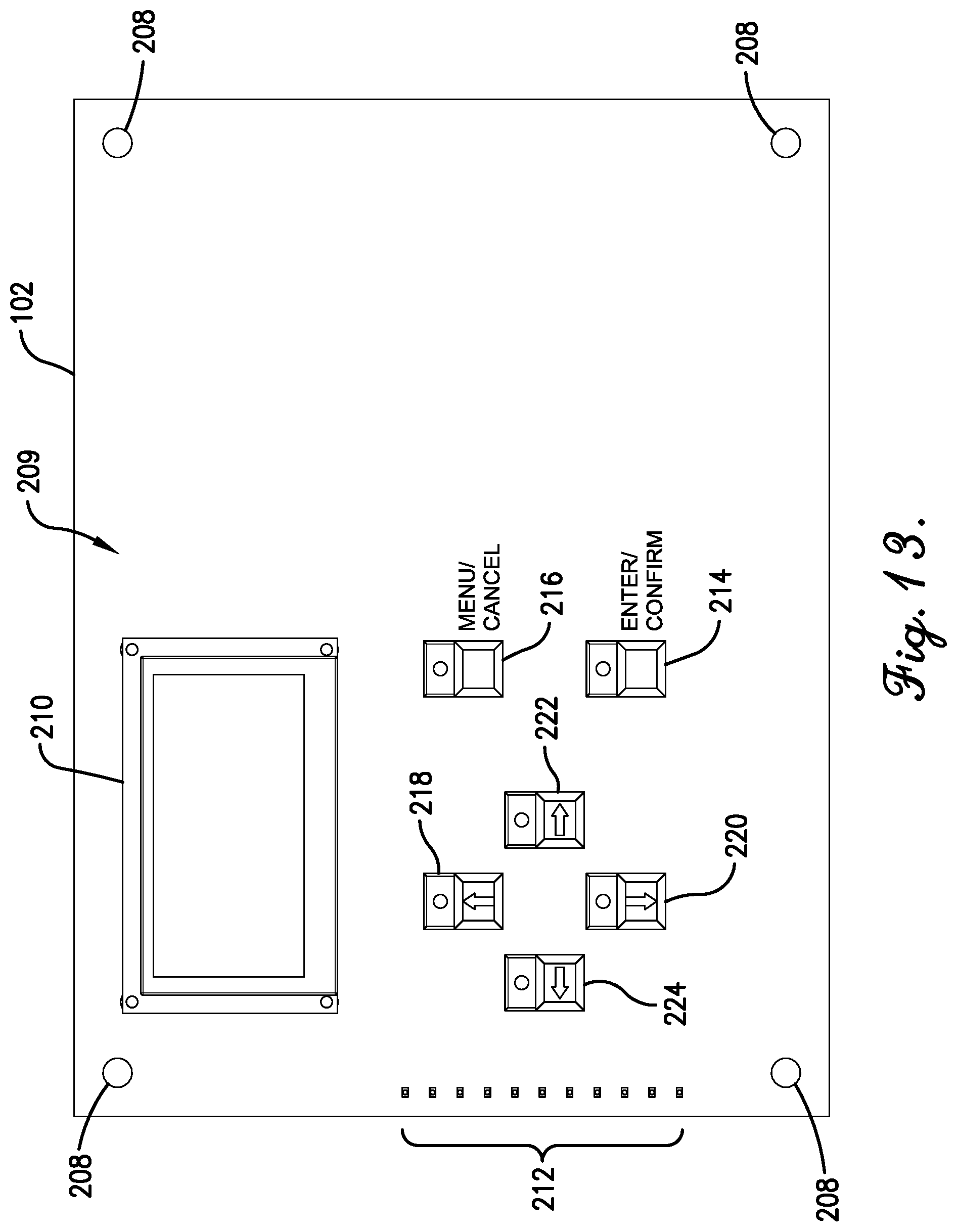 Patent US11780479 Figure 13 – Grade crossing gate arm position detection system