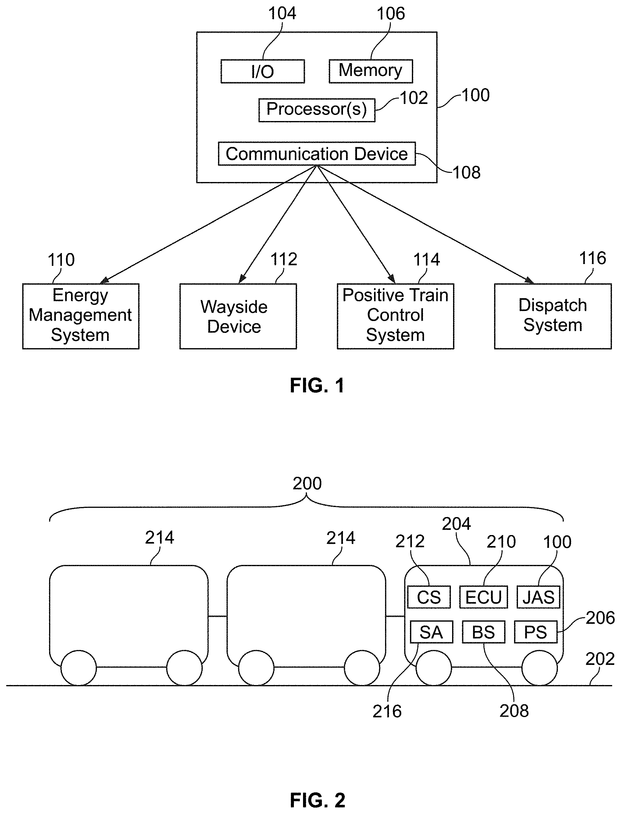 Patent US11780483 Figure 1 – Electronic job aid system for operator of a vehicle system