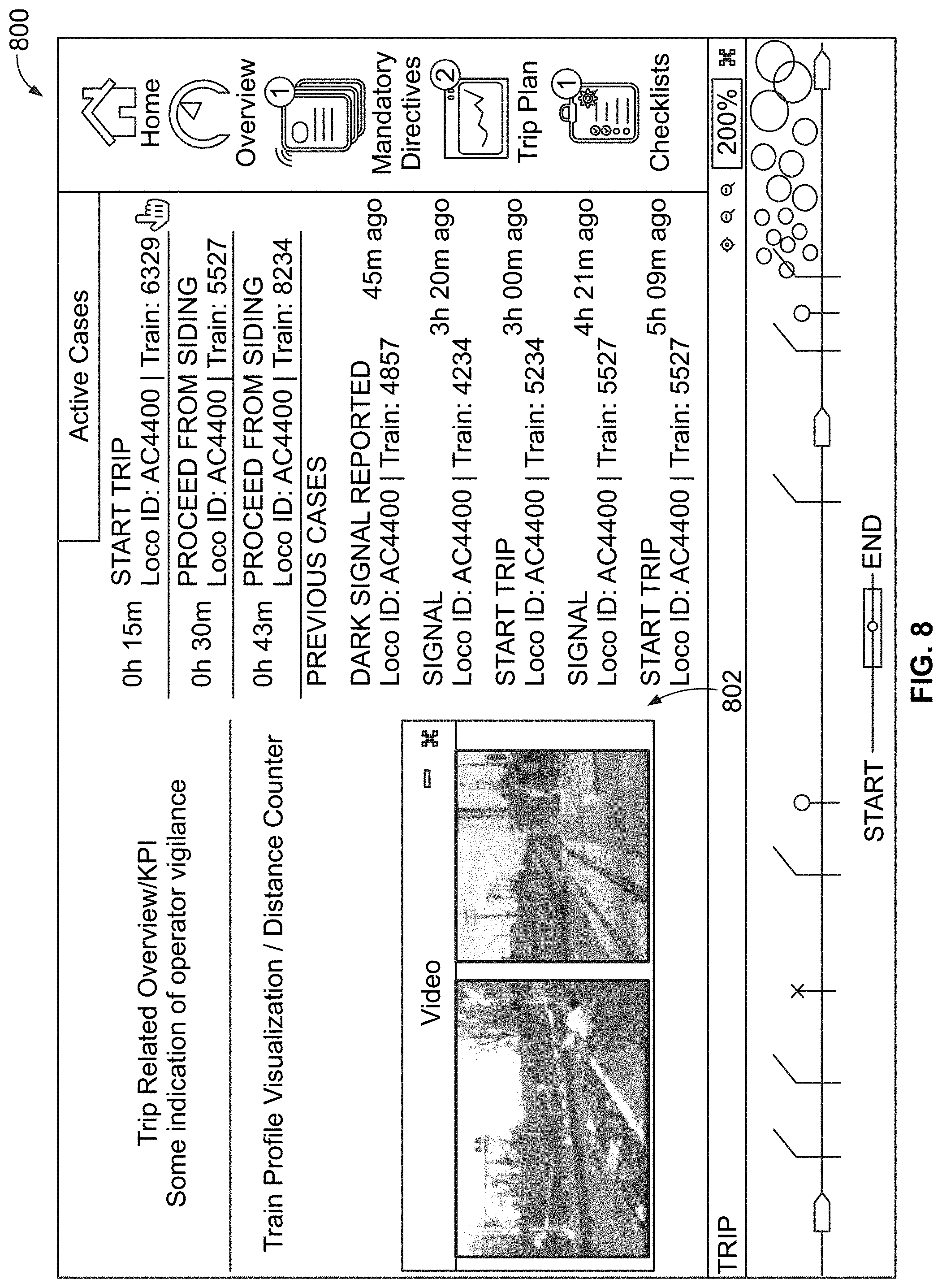 Patent US11780483 Figure 6 – Electronic job aid system for operator of a vehicle system
