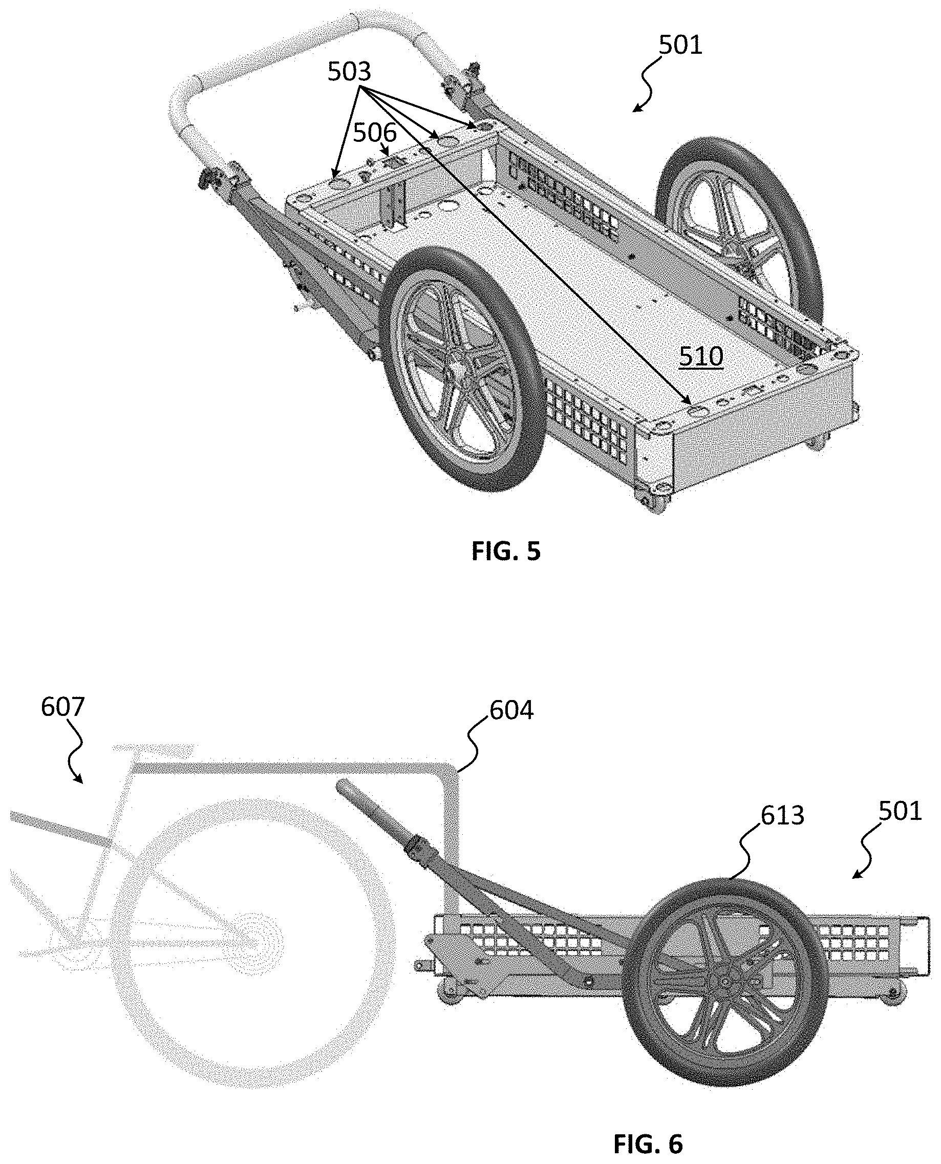 Patent US11780484 Figure 8 – Utility cart and transport system