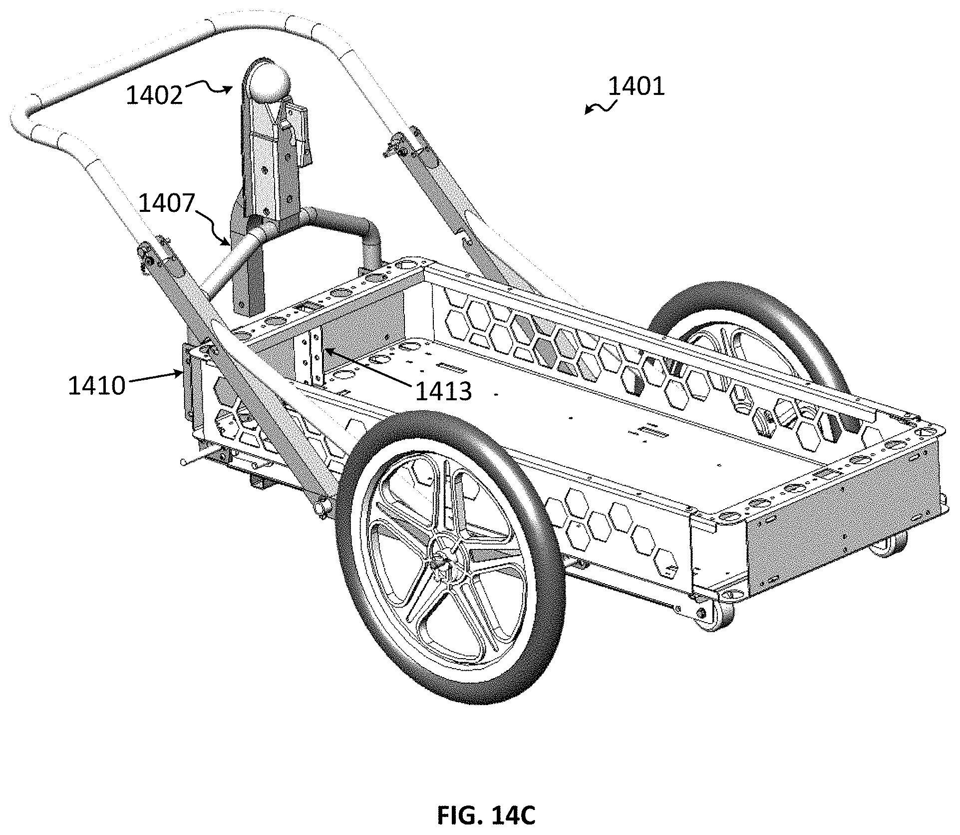 Patent US11780484 Figure 20 – Utility cart and transport system