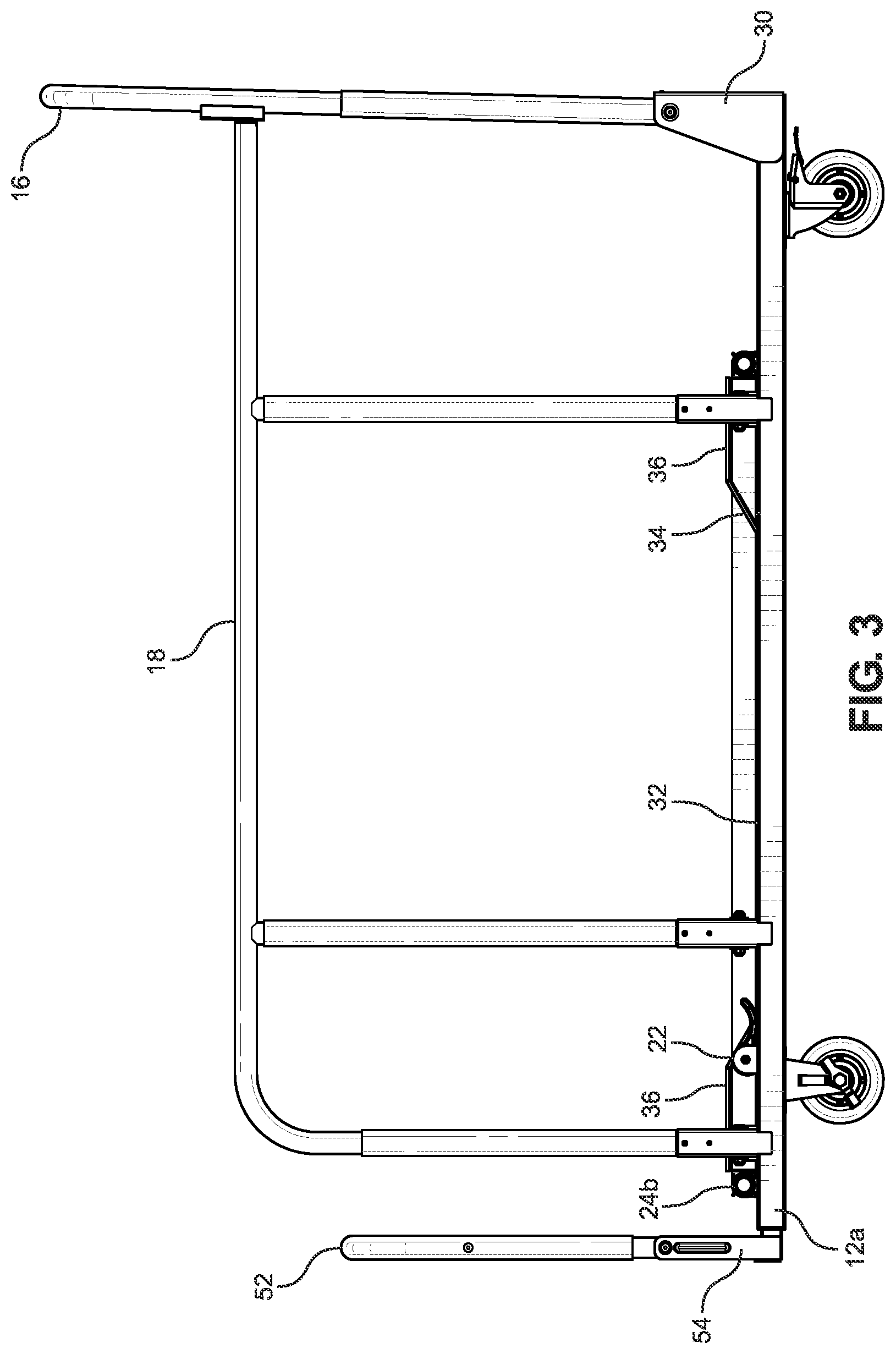 Patent US11780485 Figure 3 – Extension gate for trolley