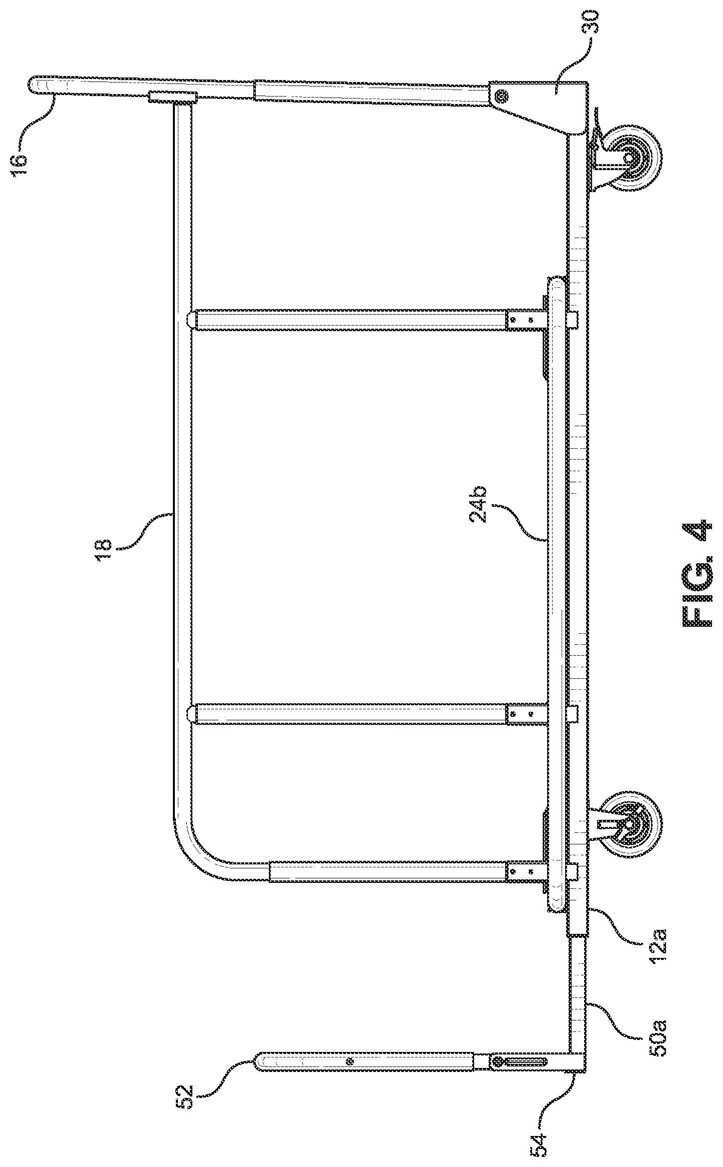 Patent US11780485 Figure 4 – Extension gate for trolley