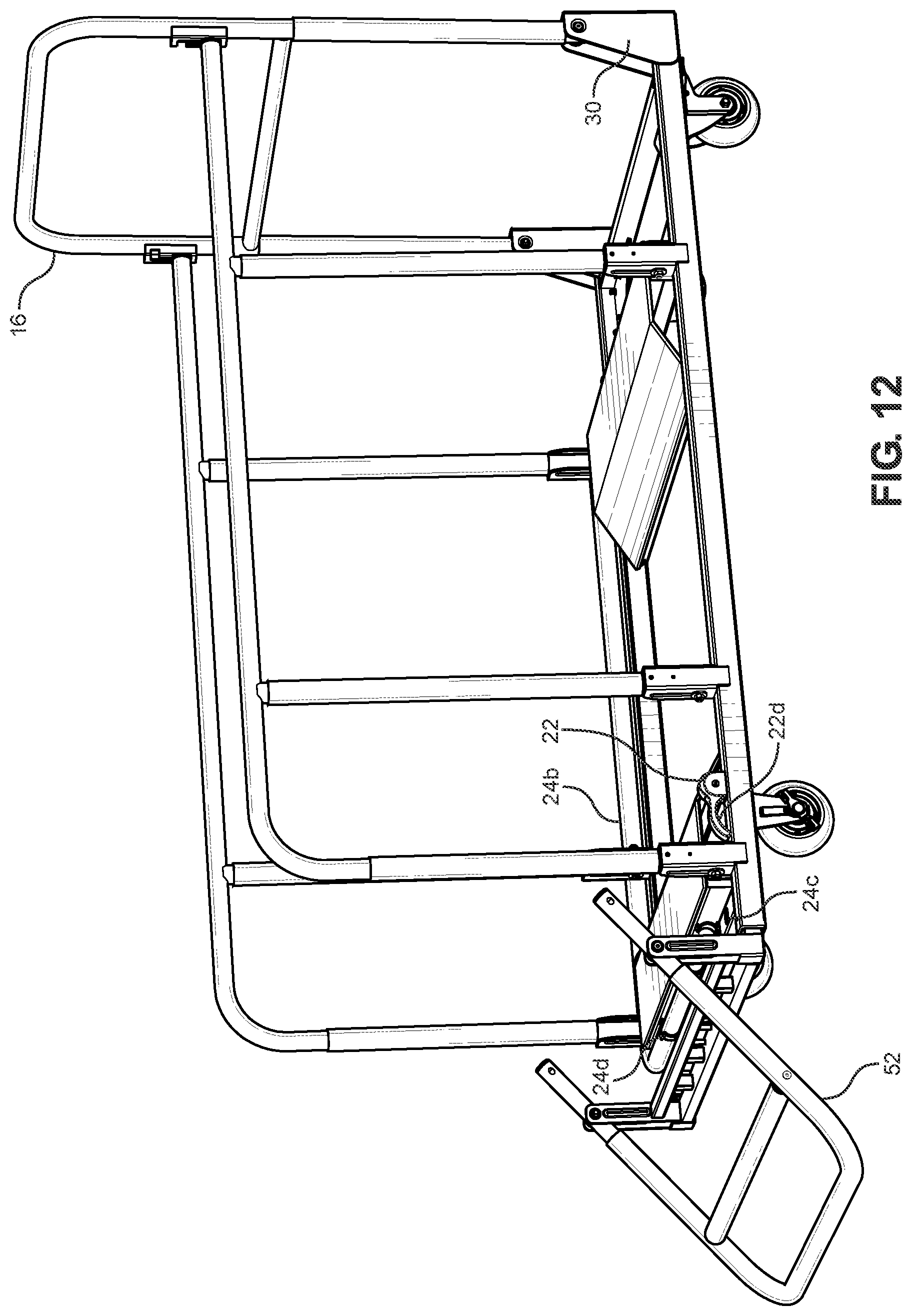 Patent US11780485 Figure 11 – Extension gate for trolley