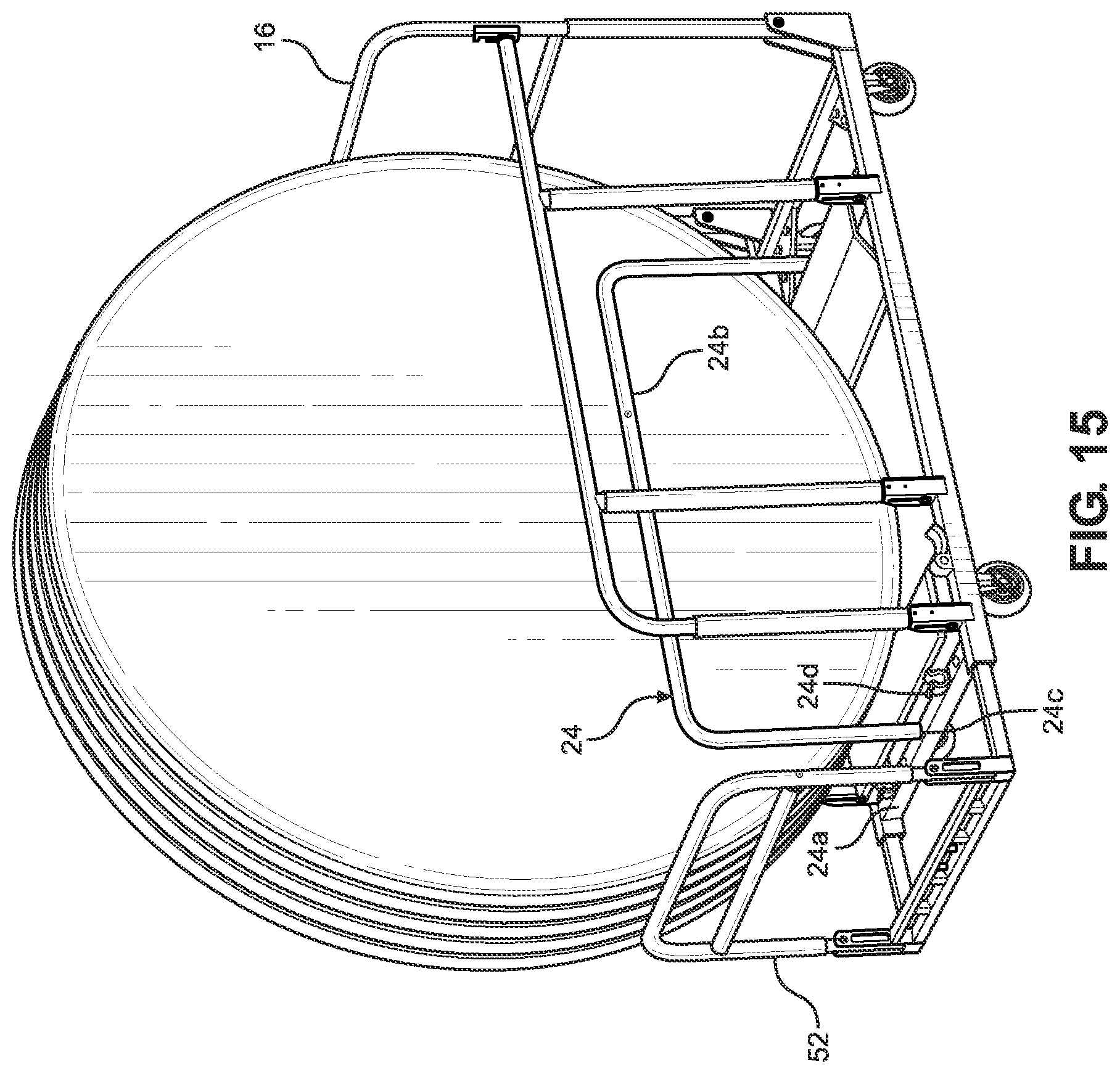 Patent US11780485 Figure 14 – Extension gate for trolley