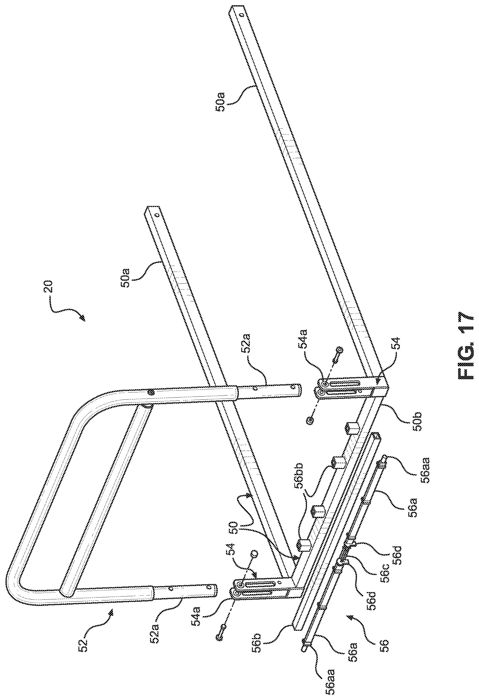 Patent US11780485 Figure 16 – Extension gate for trolley